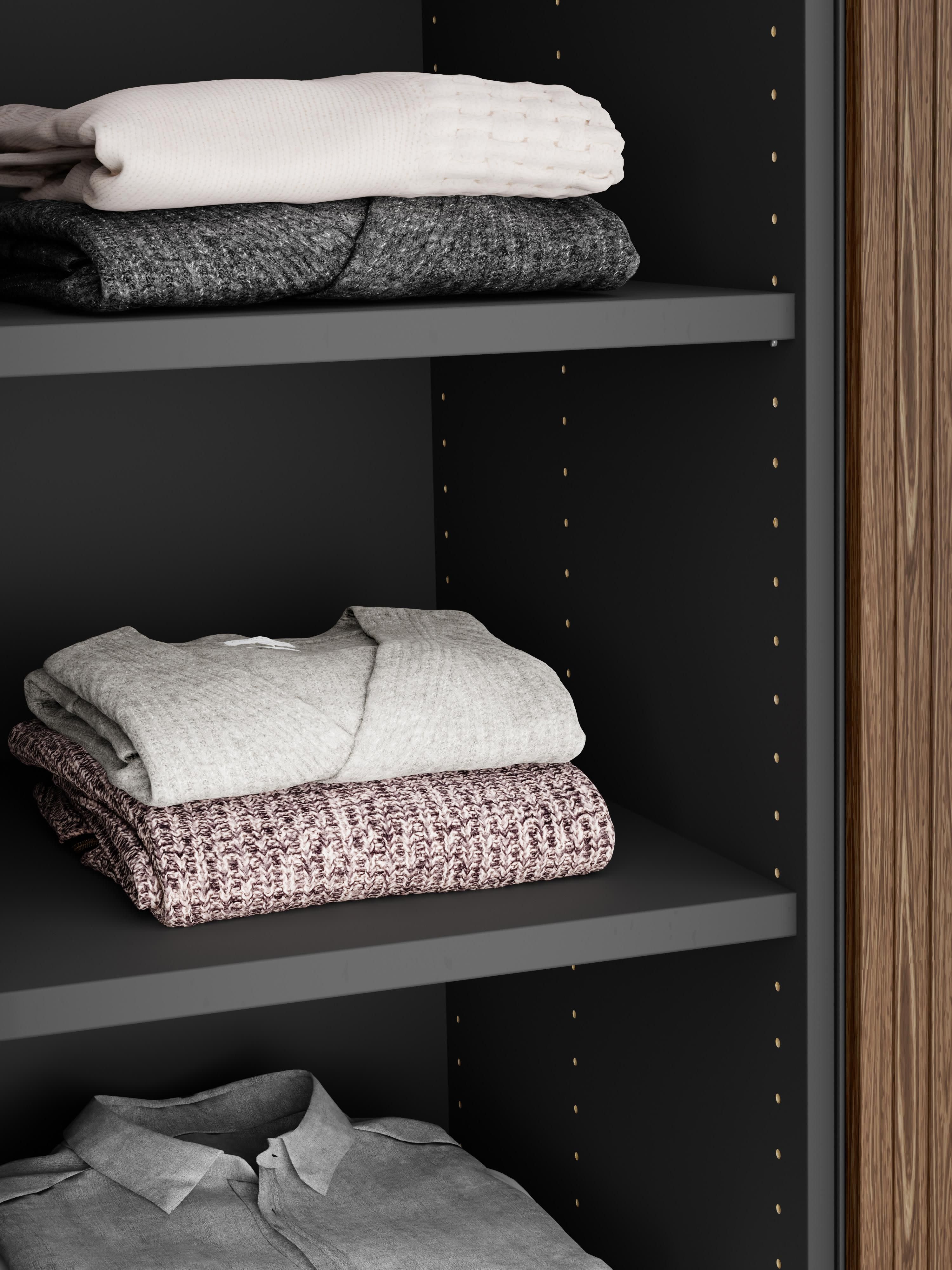Simone Modular Corner Wardrobe, 165 cm Wide, in various sizes