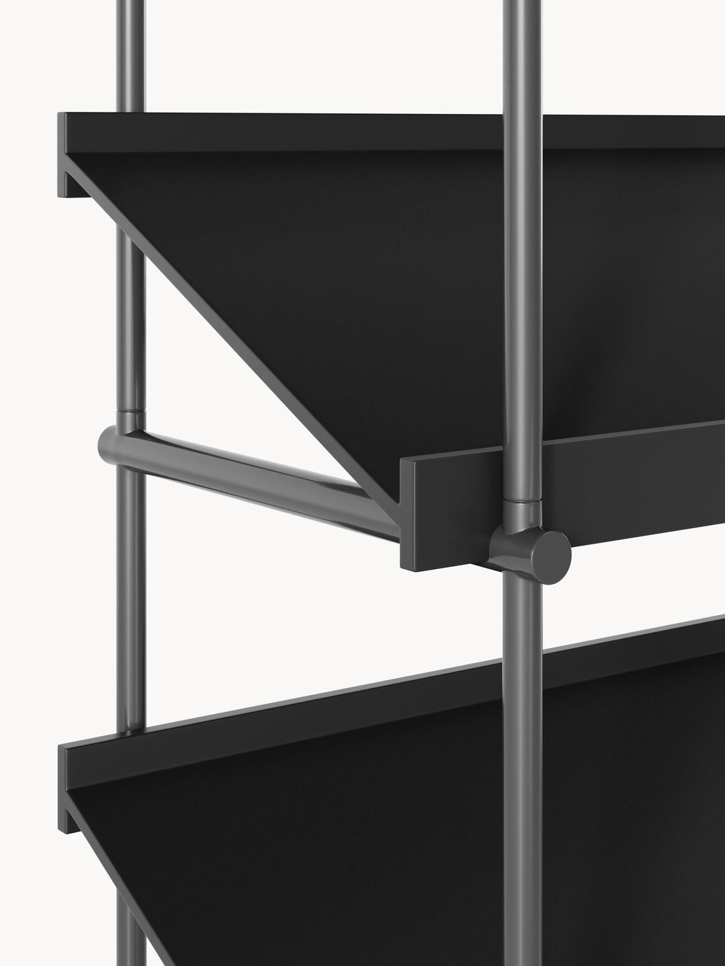Rio Tall Shelving Unit with Slanted Shelves