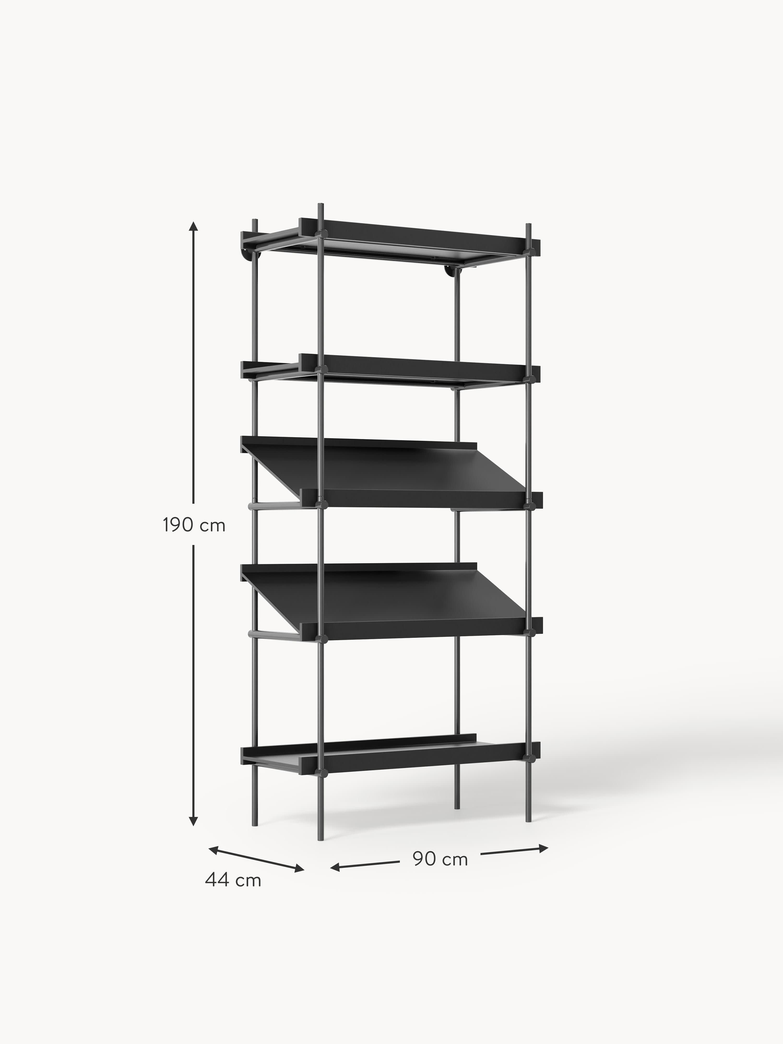 Rio Tall Shelving Unit with Slanted Shelves