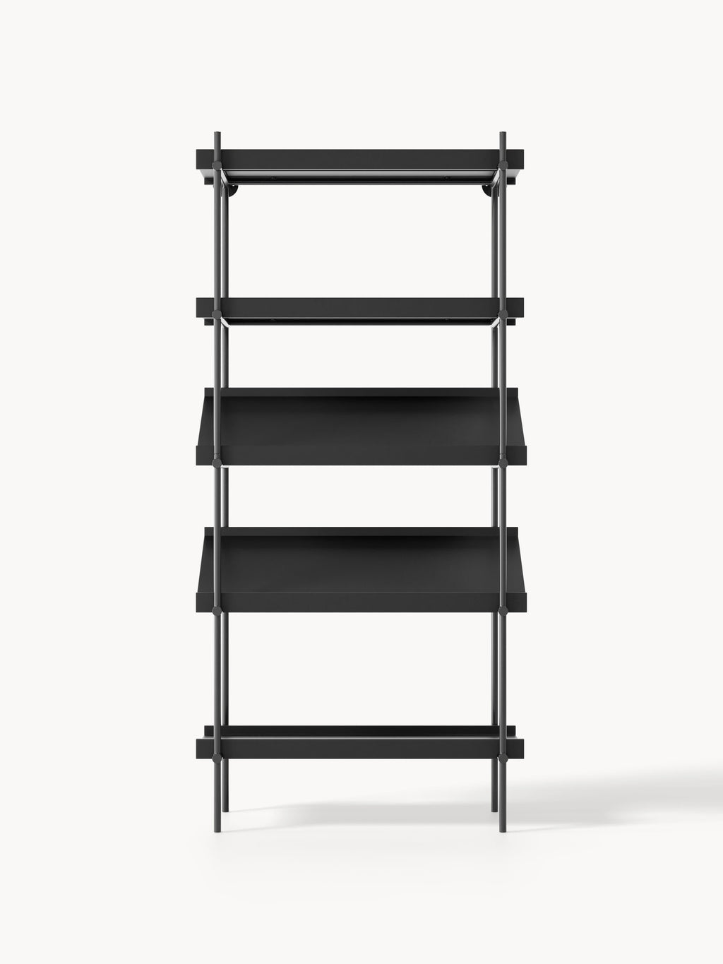 Rio Tall Shelving Unit with Slanted Shelves