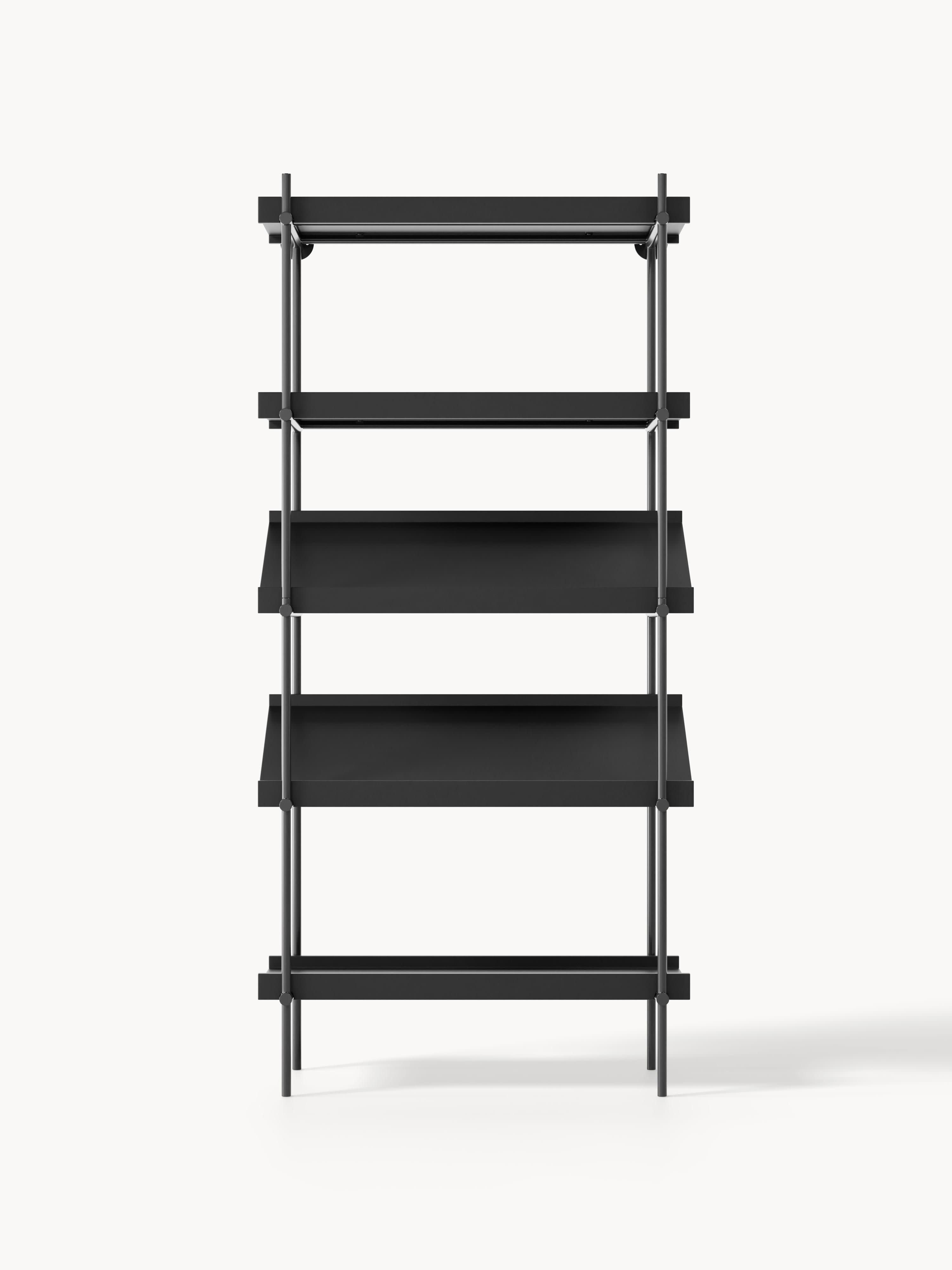 Rio Tall Shelving Unit with Slanted Shelves