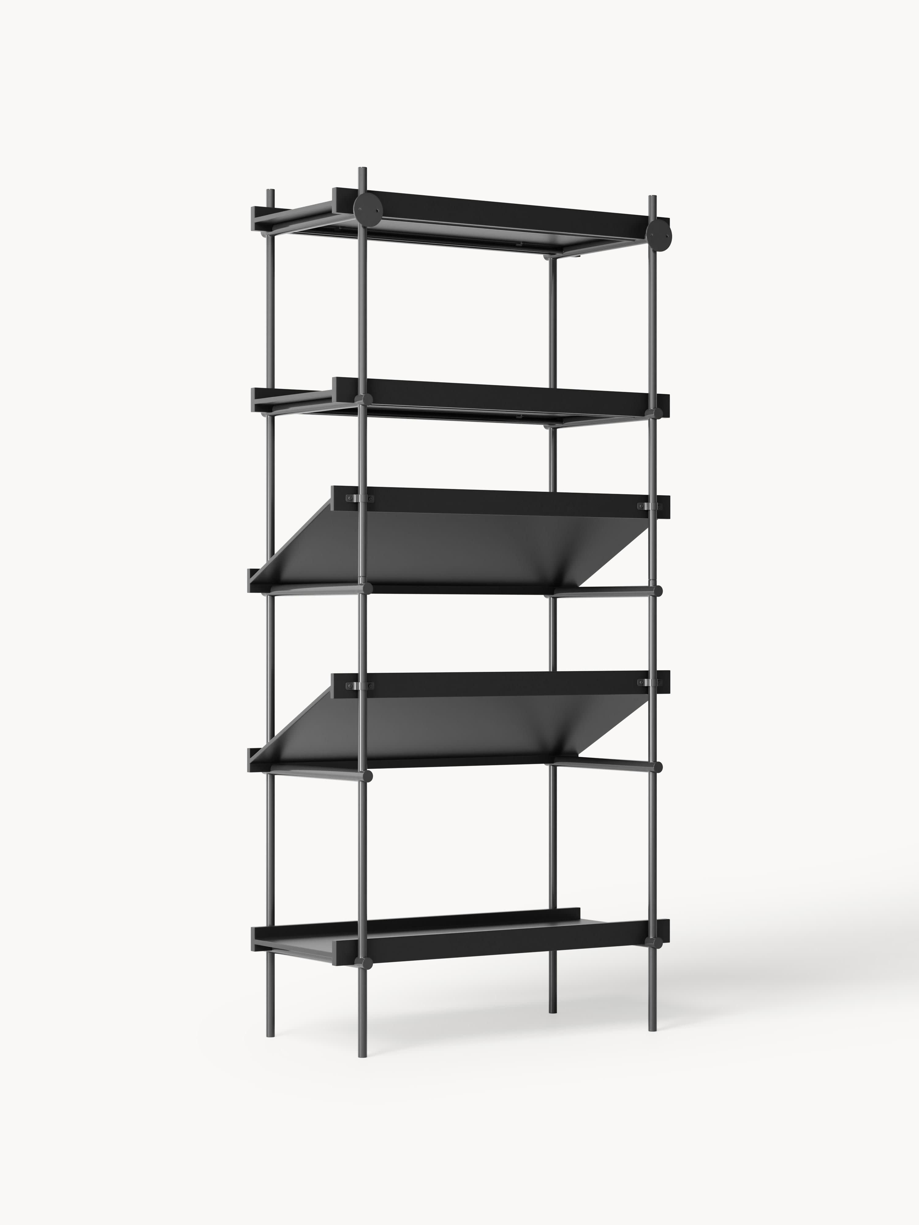 Rio Tall Shelving Unit with Slanted Shelves