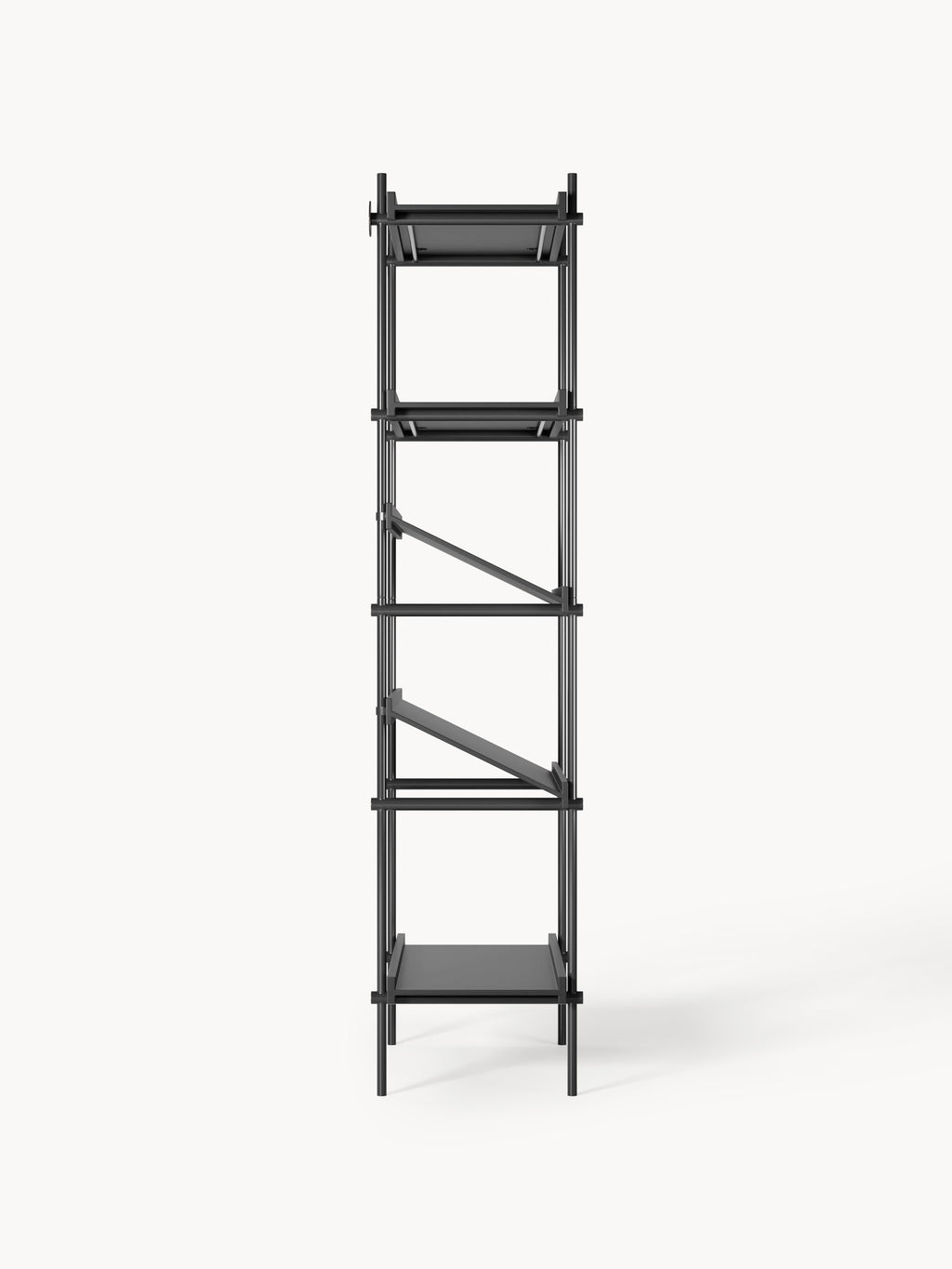 Rio Tall Shelving Unit with Slanted Shelves
