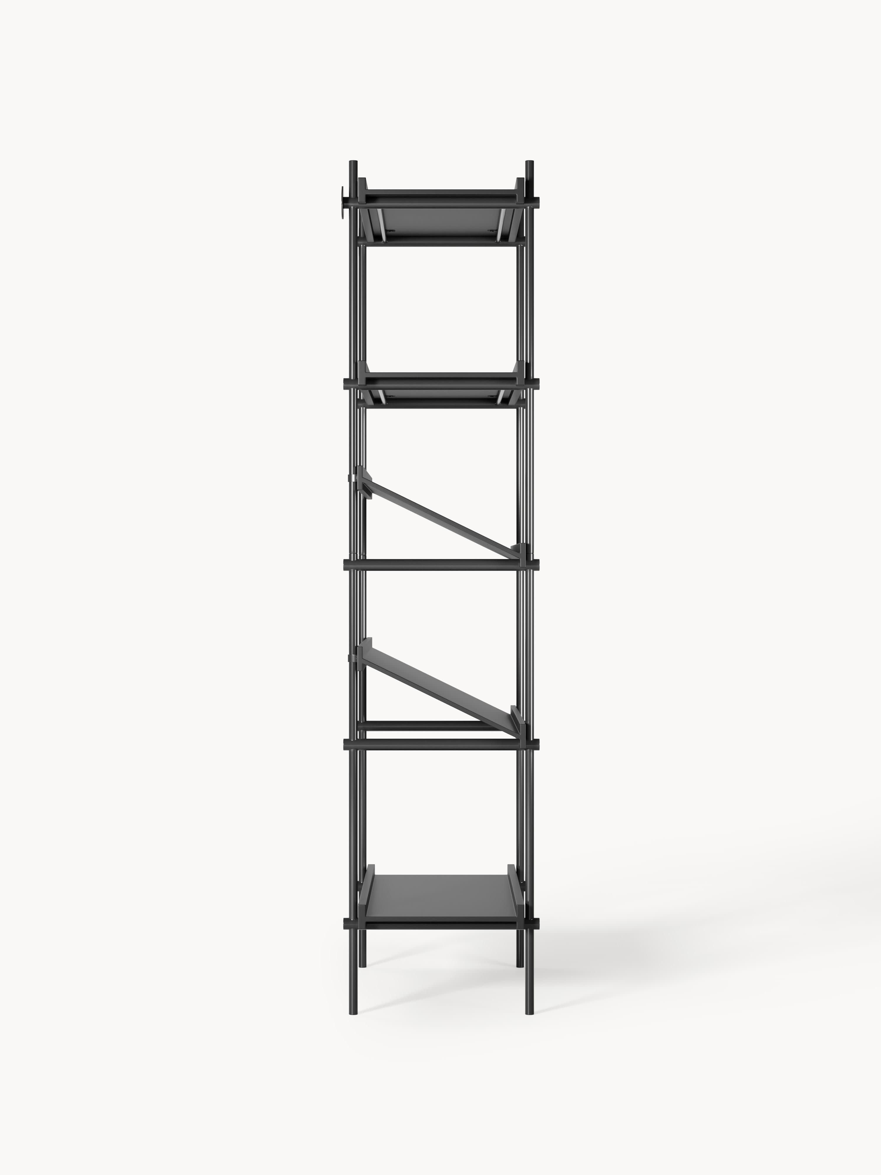 Rio Tall Shelving Unit with Slanted Shelves