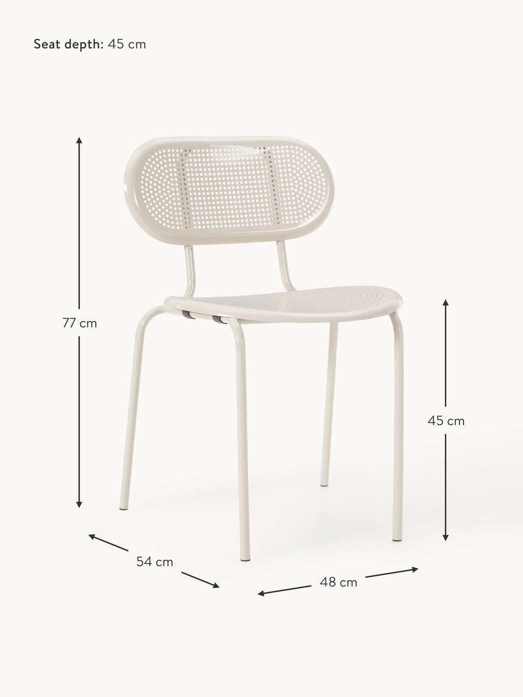 Kumi Garden Dining Chairs, Set of 2