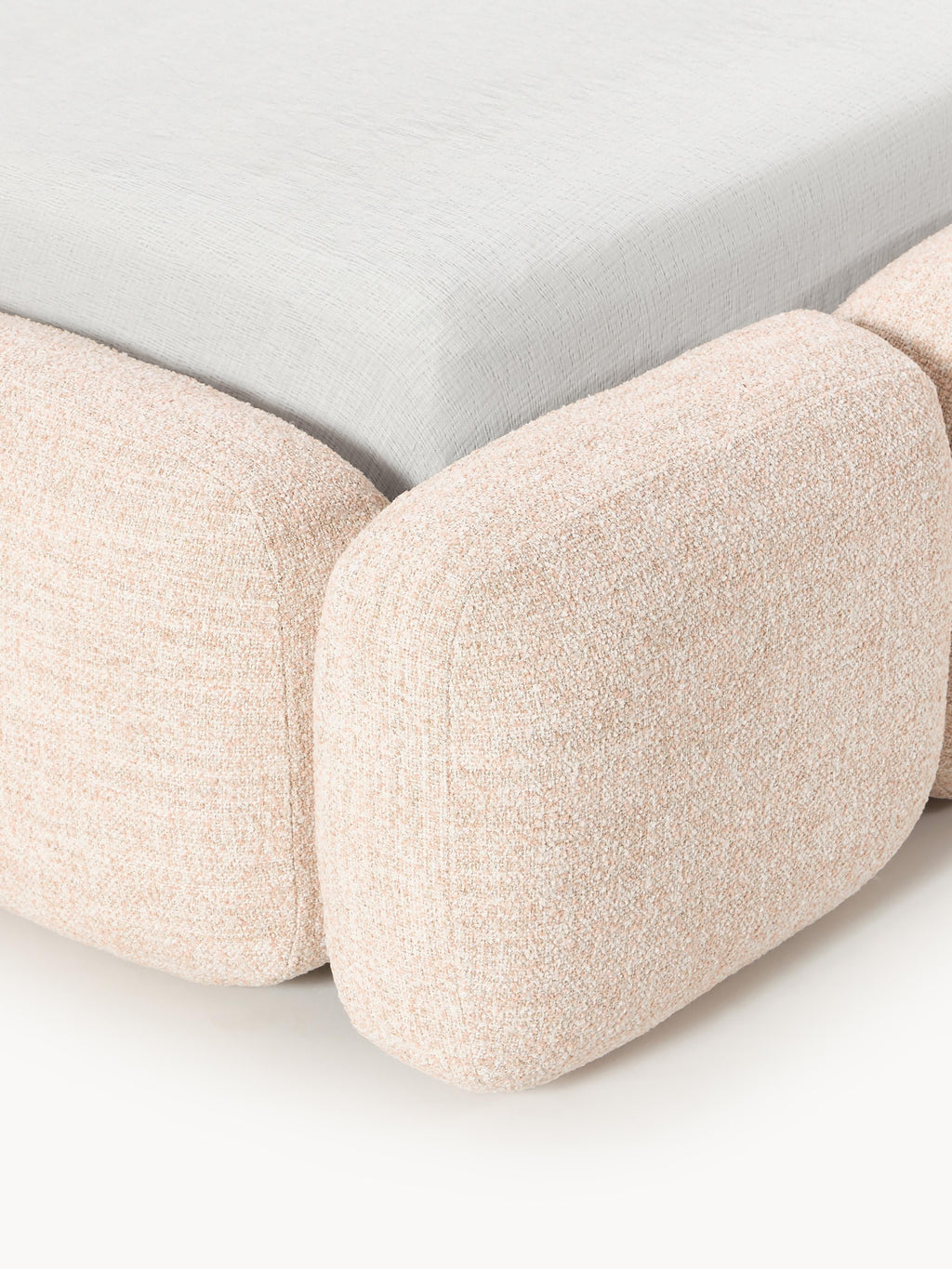 Tayla Upholstered Bouclé Bed