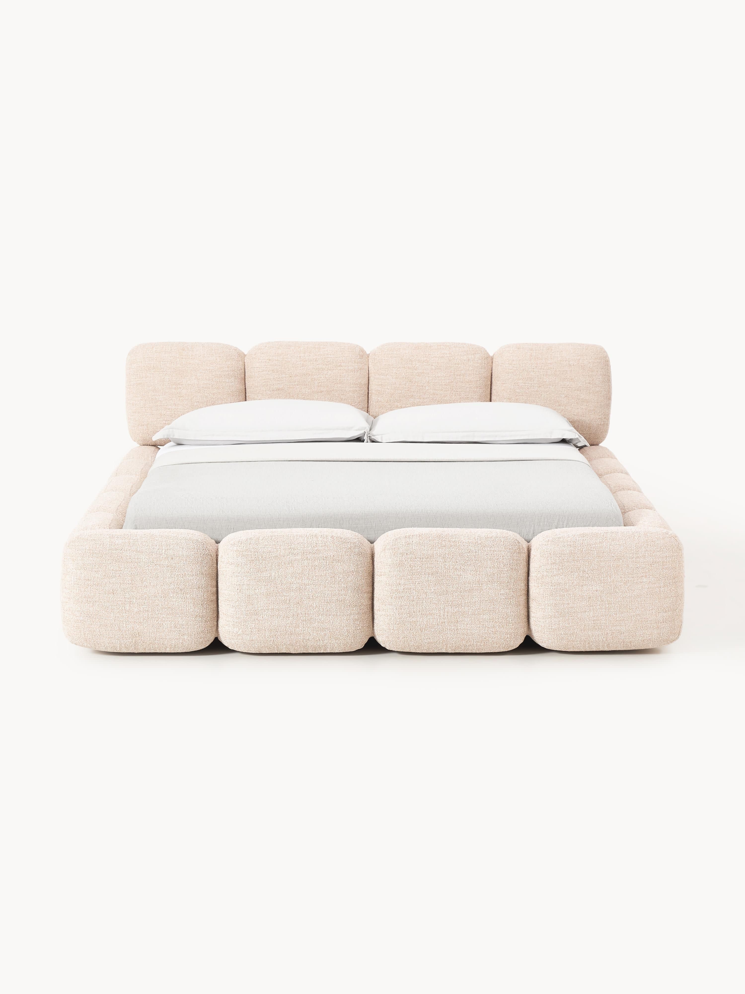 Tayla Upholstered Bouclé Bed