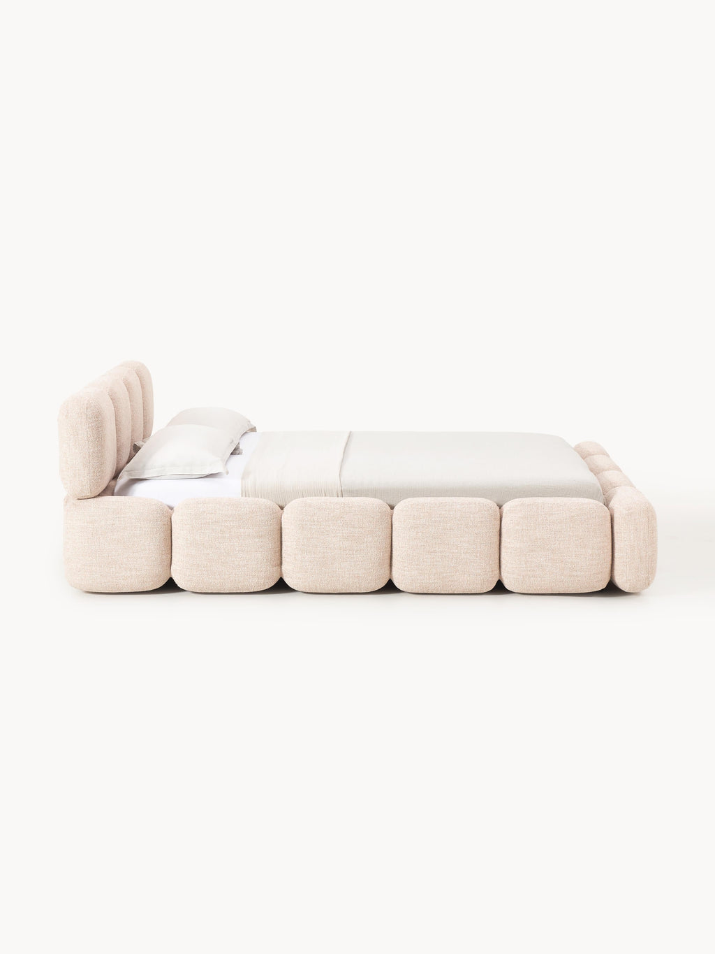 Tayla Upholstered Bouclé Bed