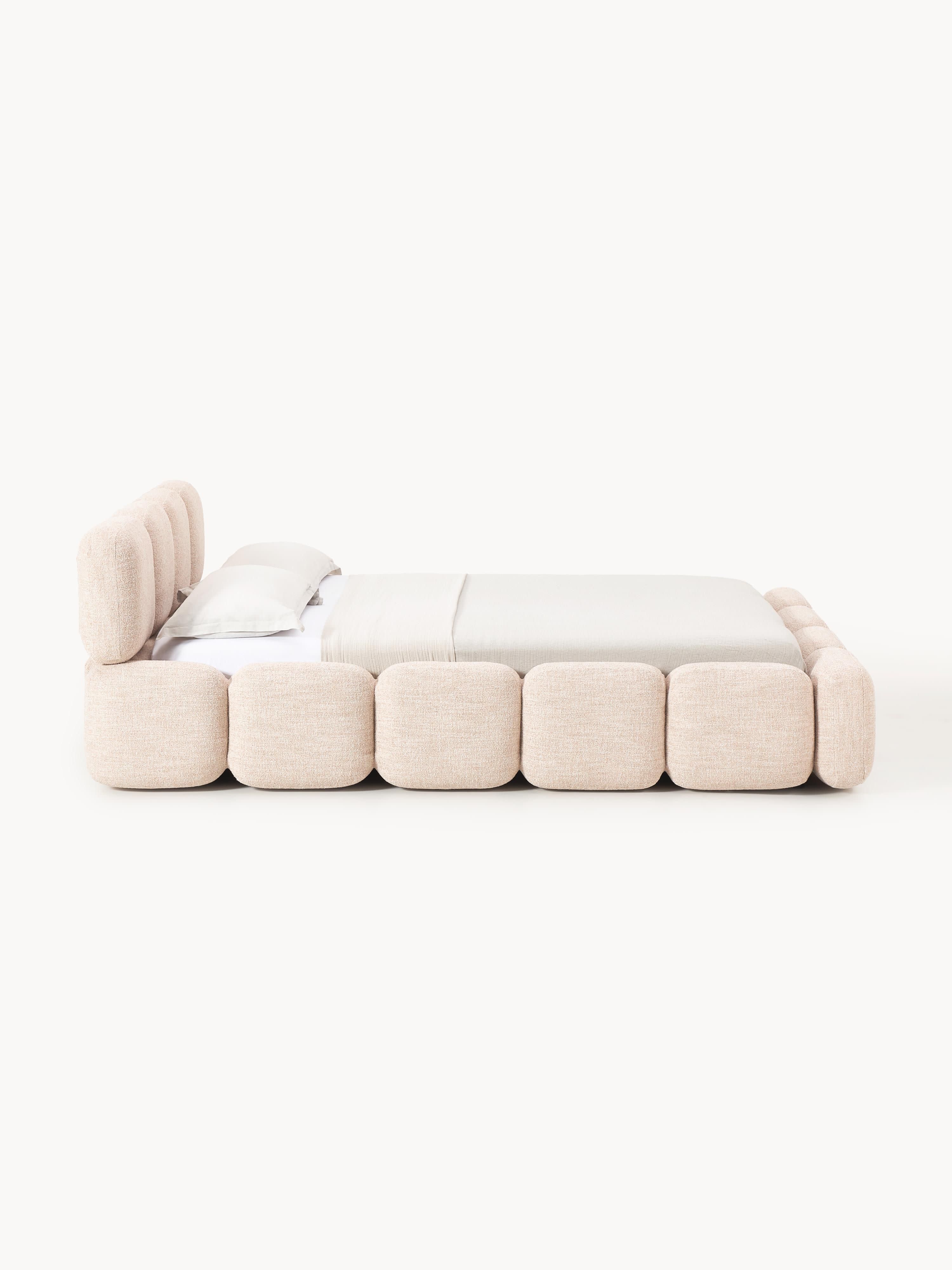 Tayla Upholstered Bouclé Bed
