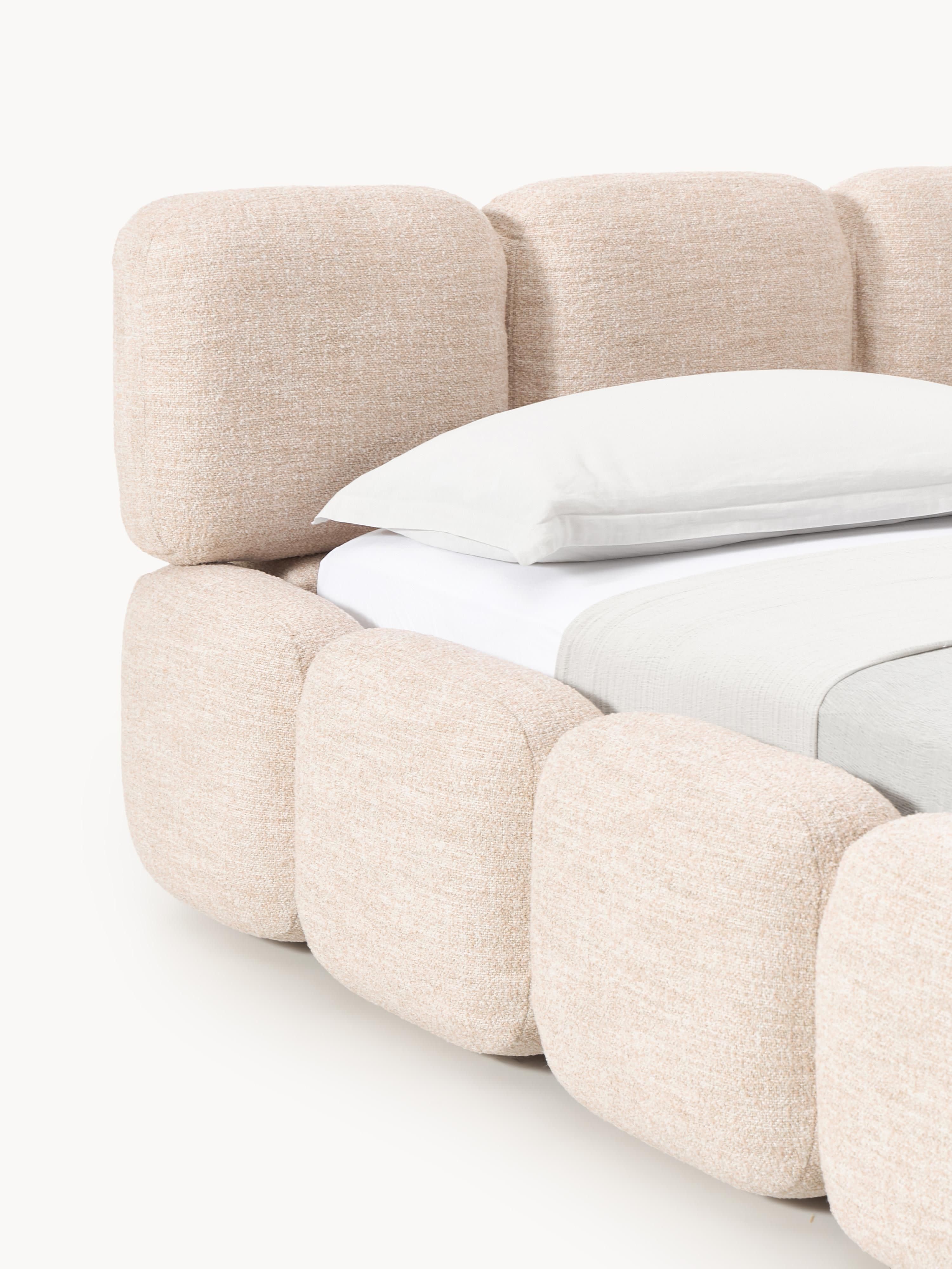 Tayla Upholstered Bouclé Bed