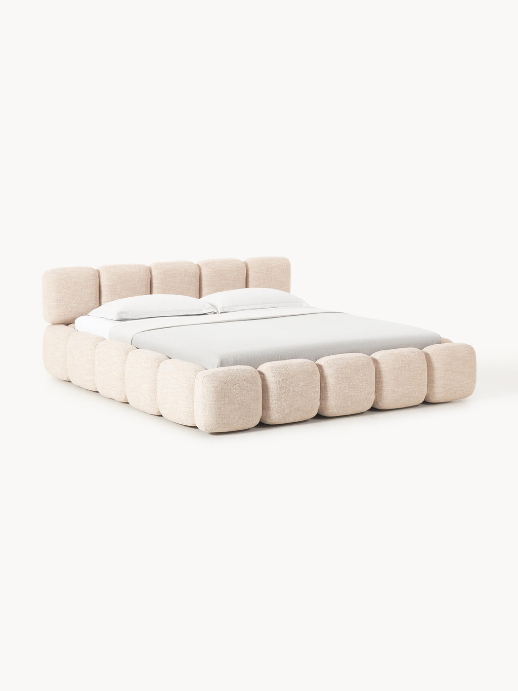 Tayla Upholstered Bouclé Bed