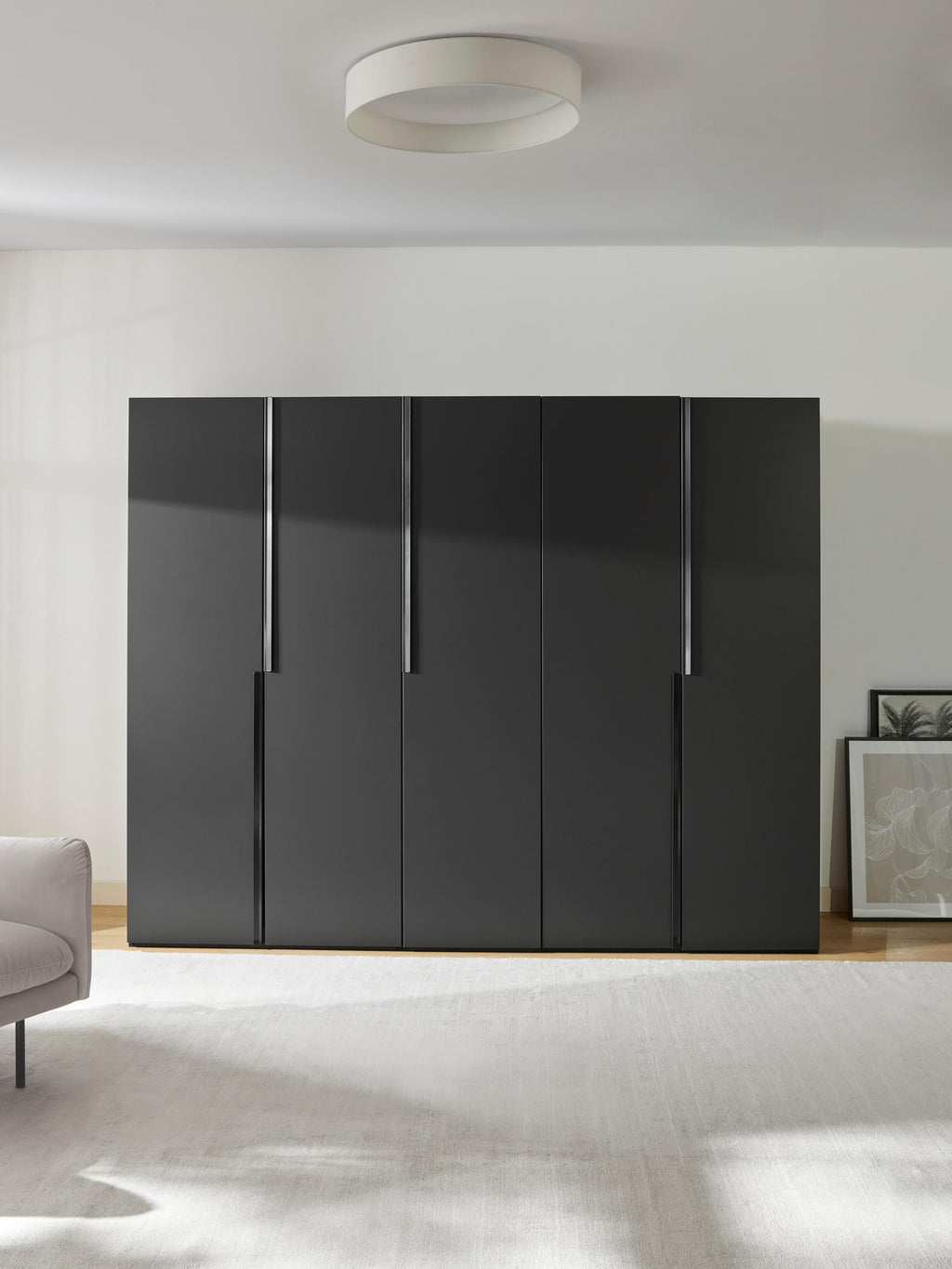 Leon Modular Hinged Door Wardrobe, 250 cm Wide, in various sizes