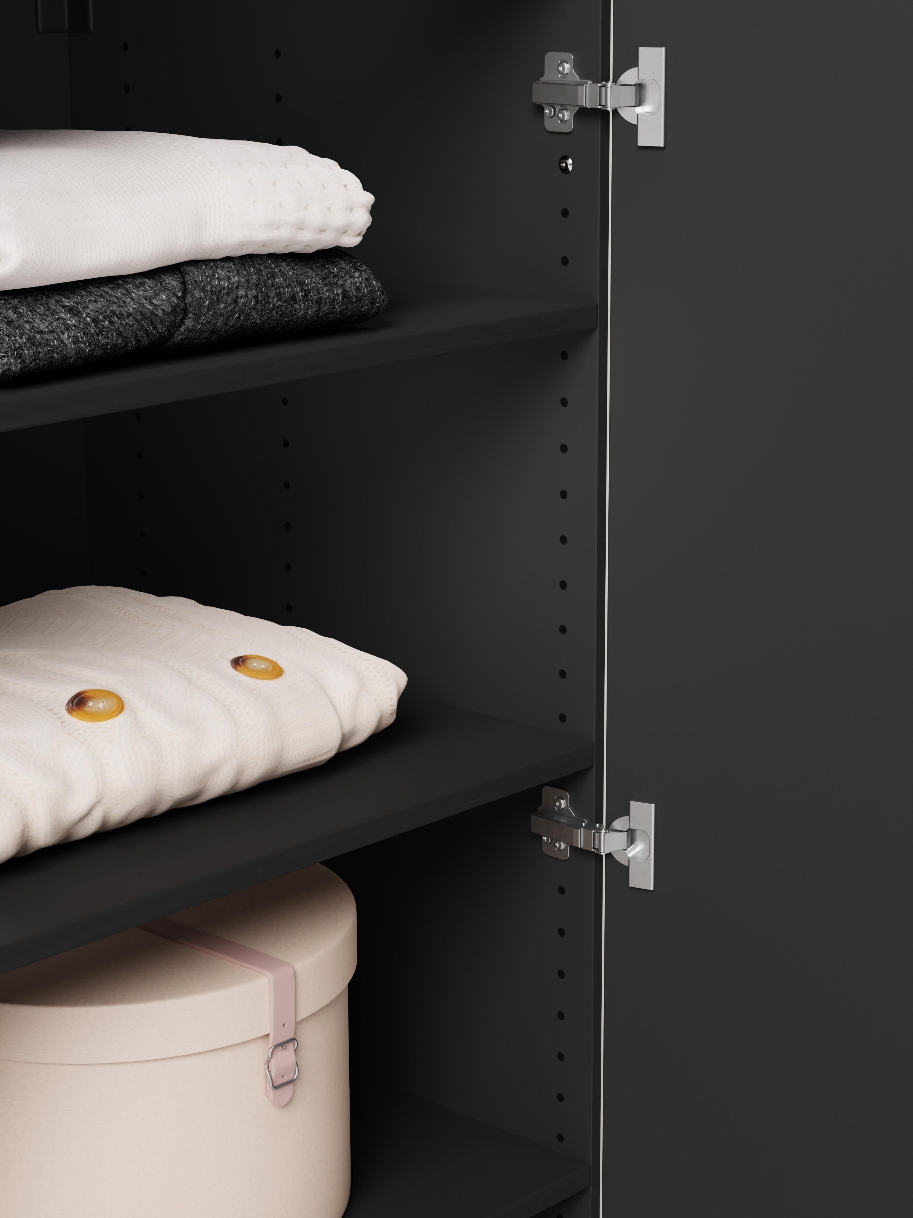 Leon Modular Hinged Door Wardrobe, 250 cm Wide, in various sizes
