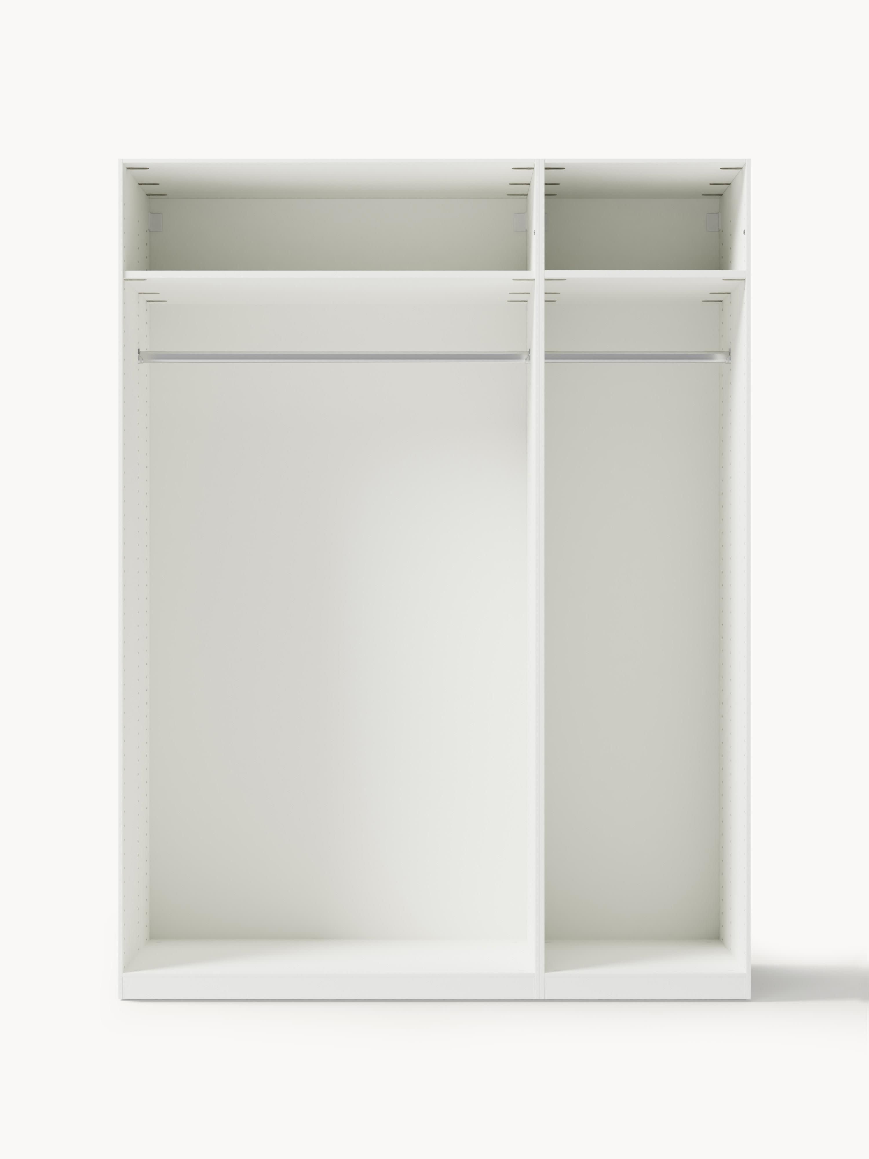 Modular Hinged Door Wardrobe Jeanne, 150 cm Wide, in various sizes