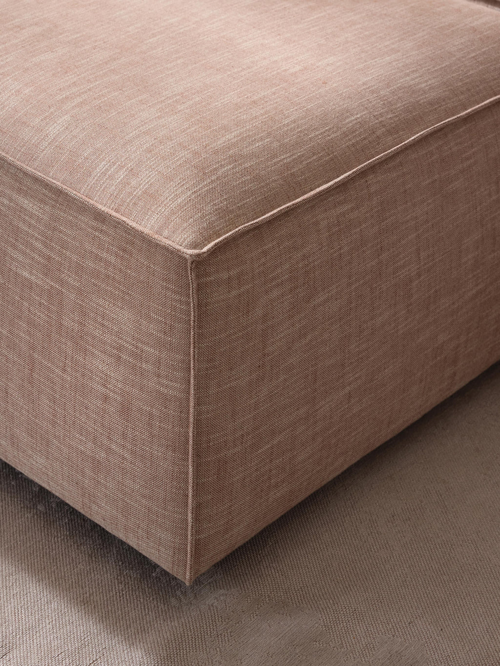 Lennon Linen Blend Ottoman