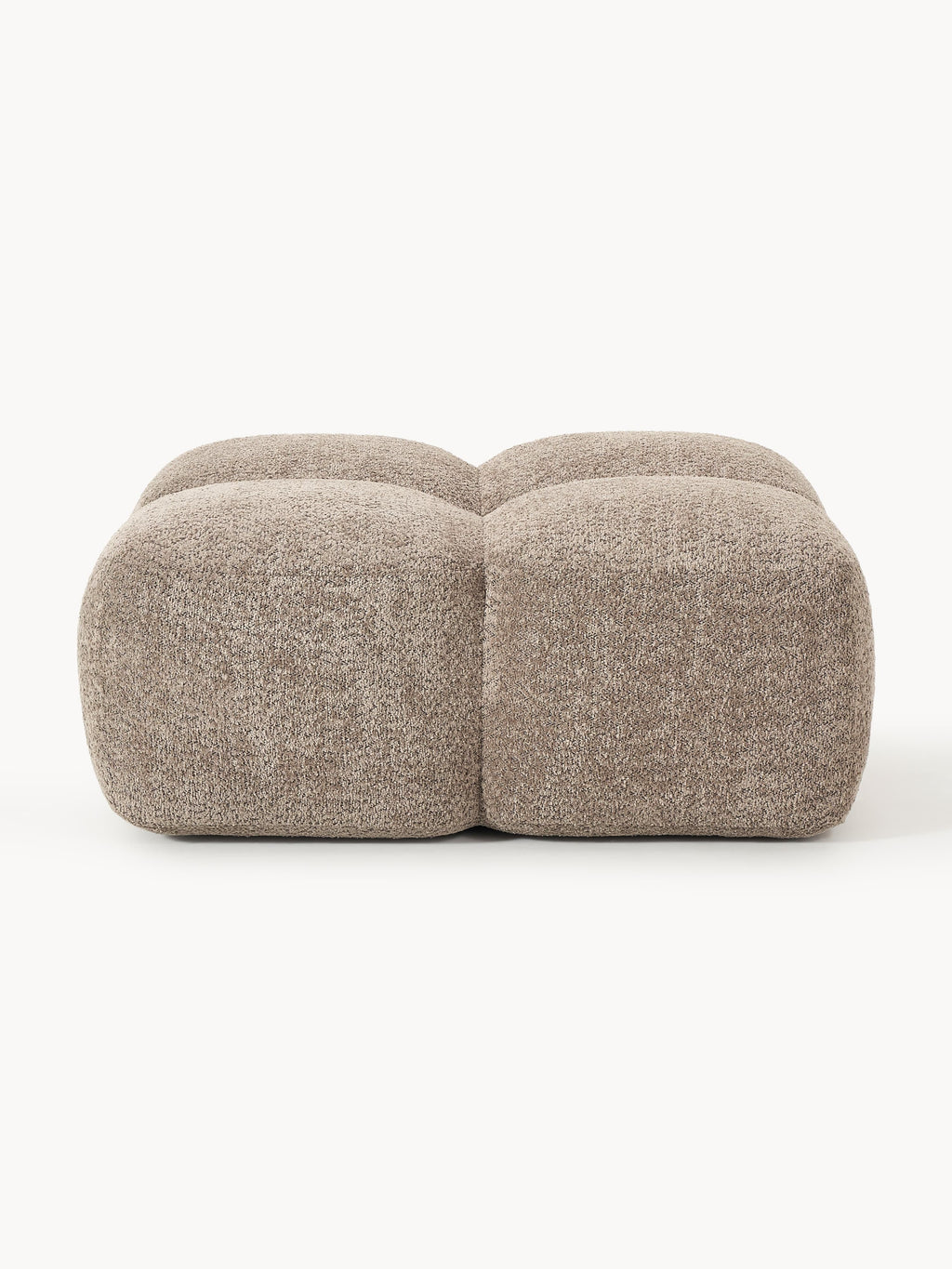 Tayla Teddy Bouclé Ottoman