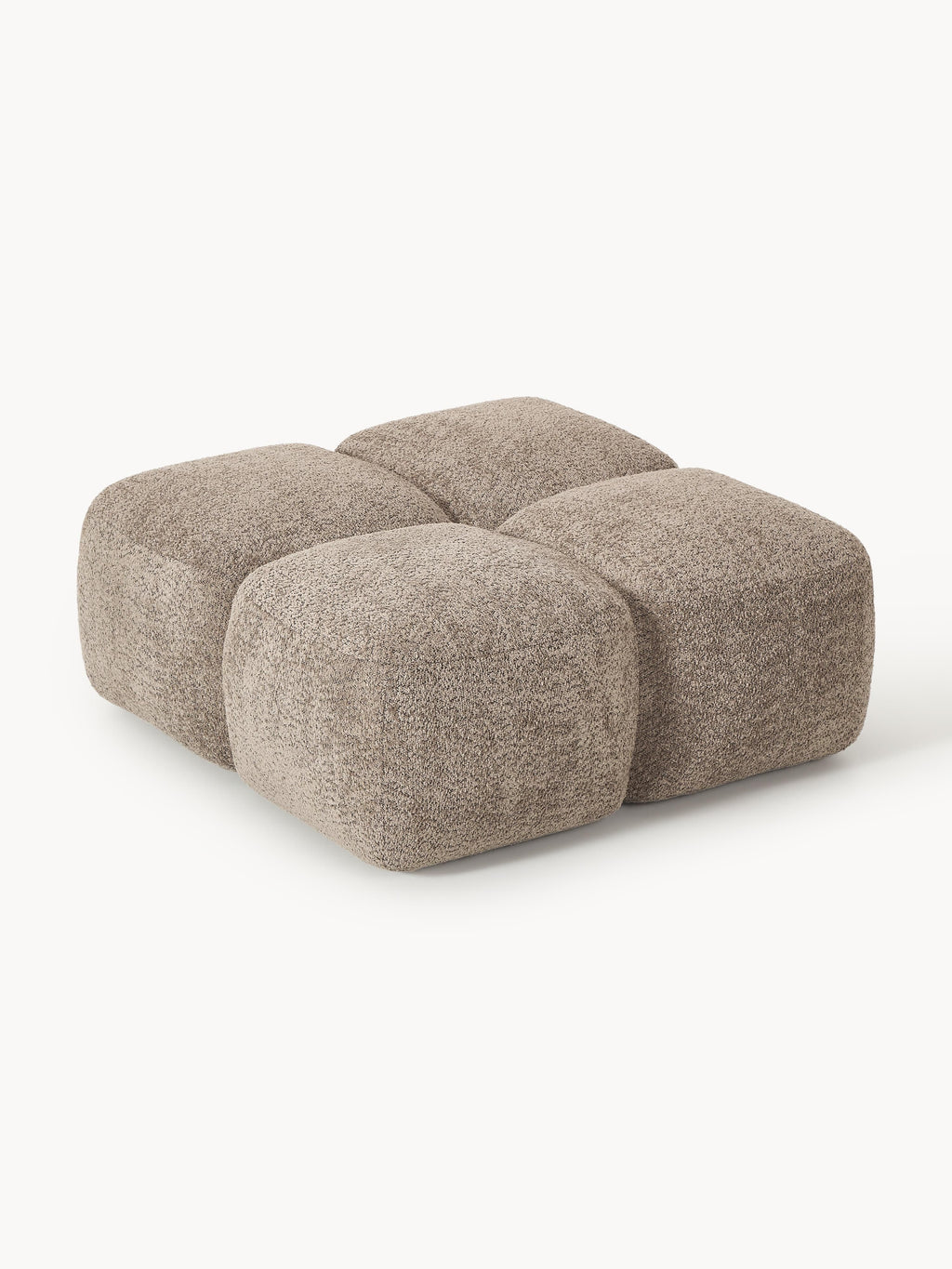 Tayla Teddy Bouclé Ottoman
