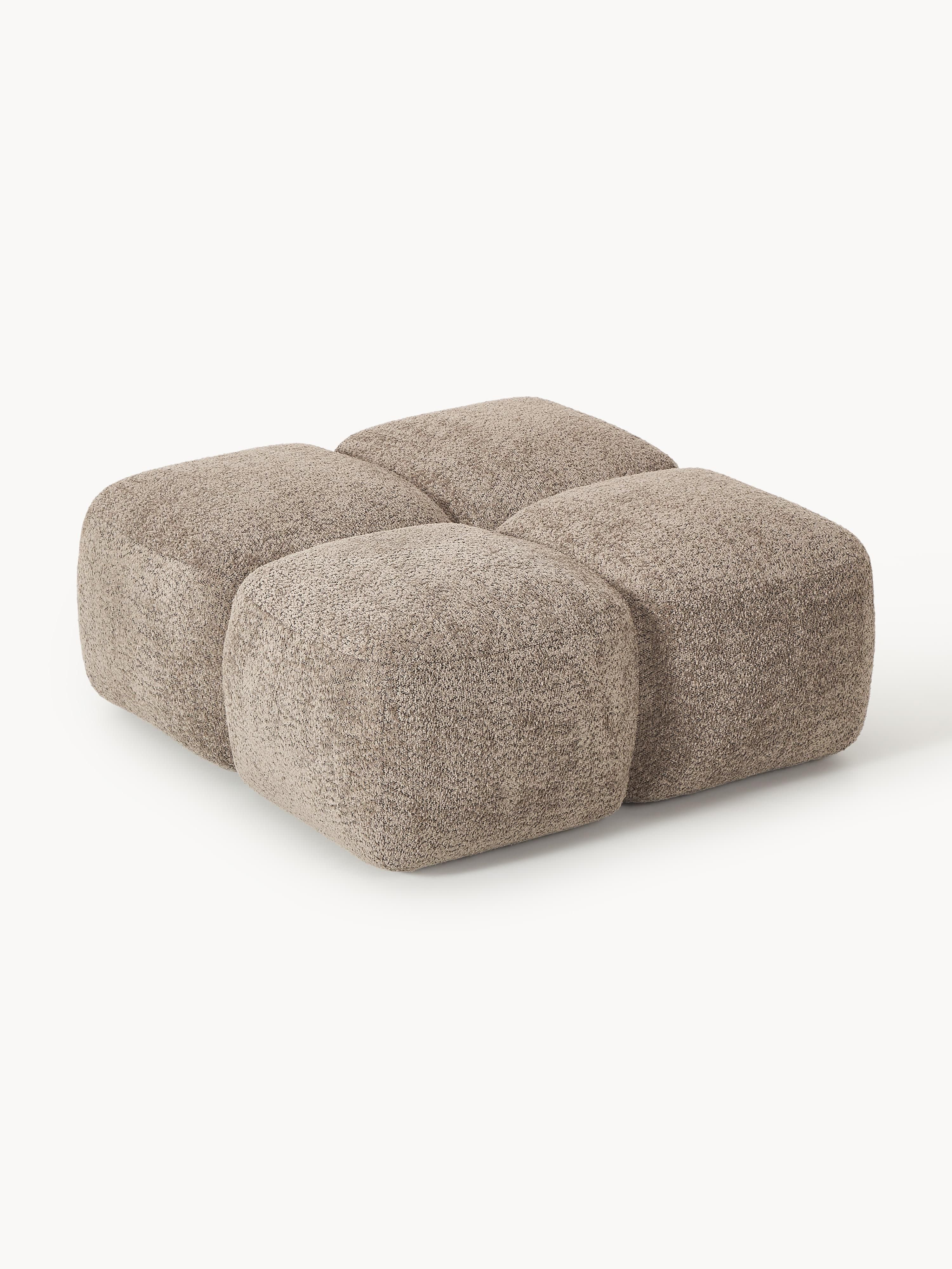 Tayla Teddy Bouclé Ottoman