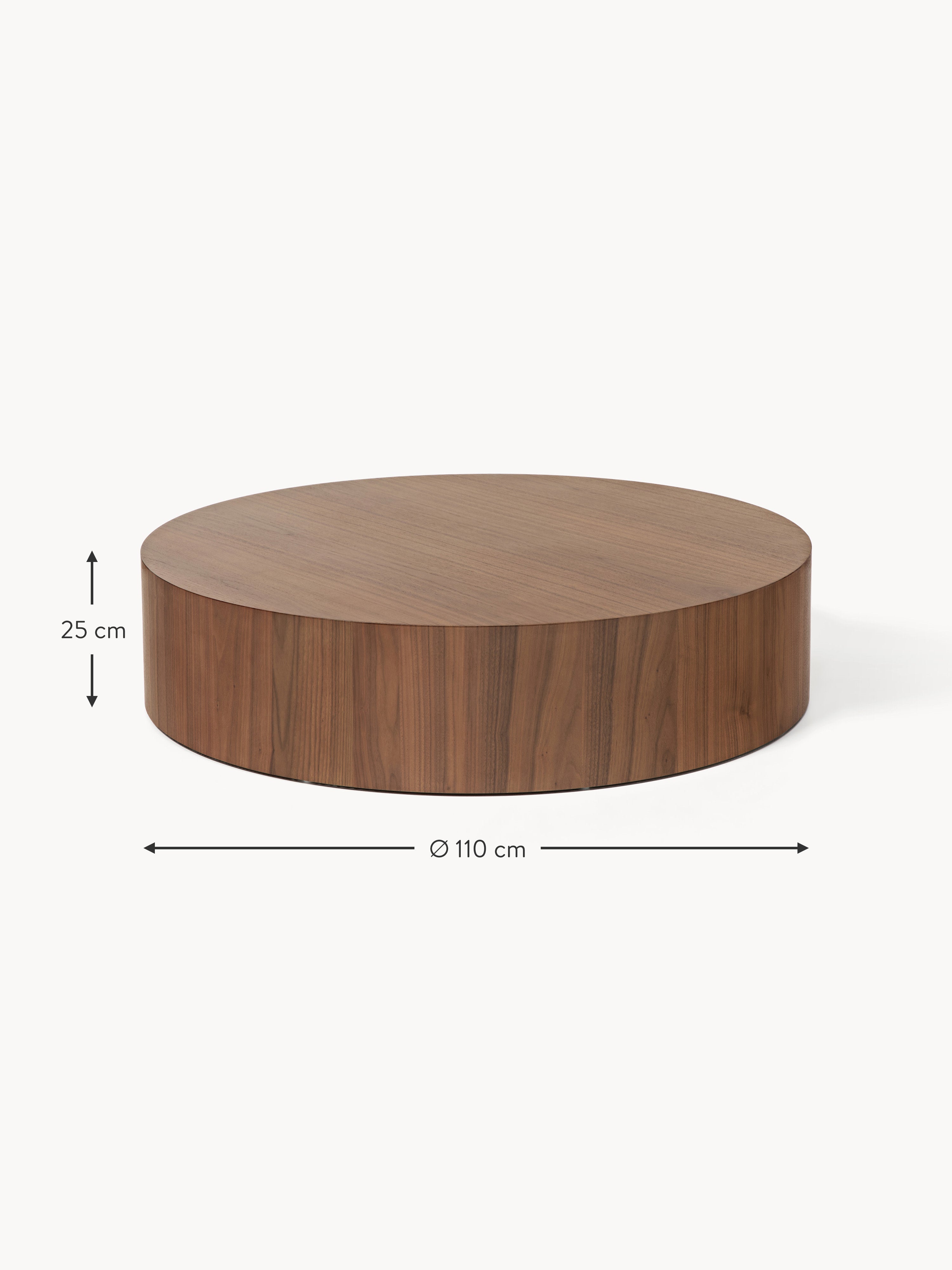 Dan XL Round Wooden Coffee Table
