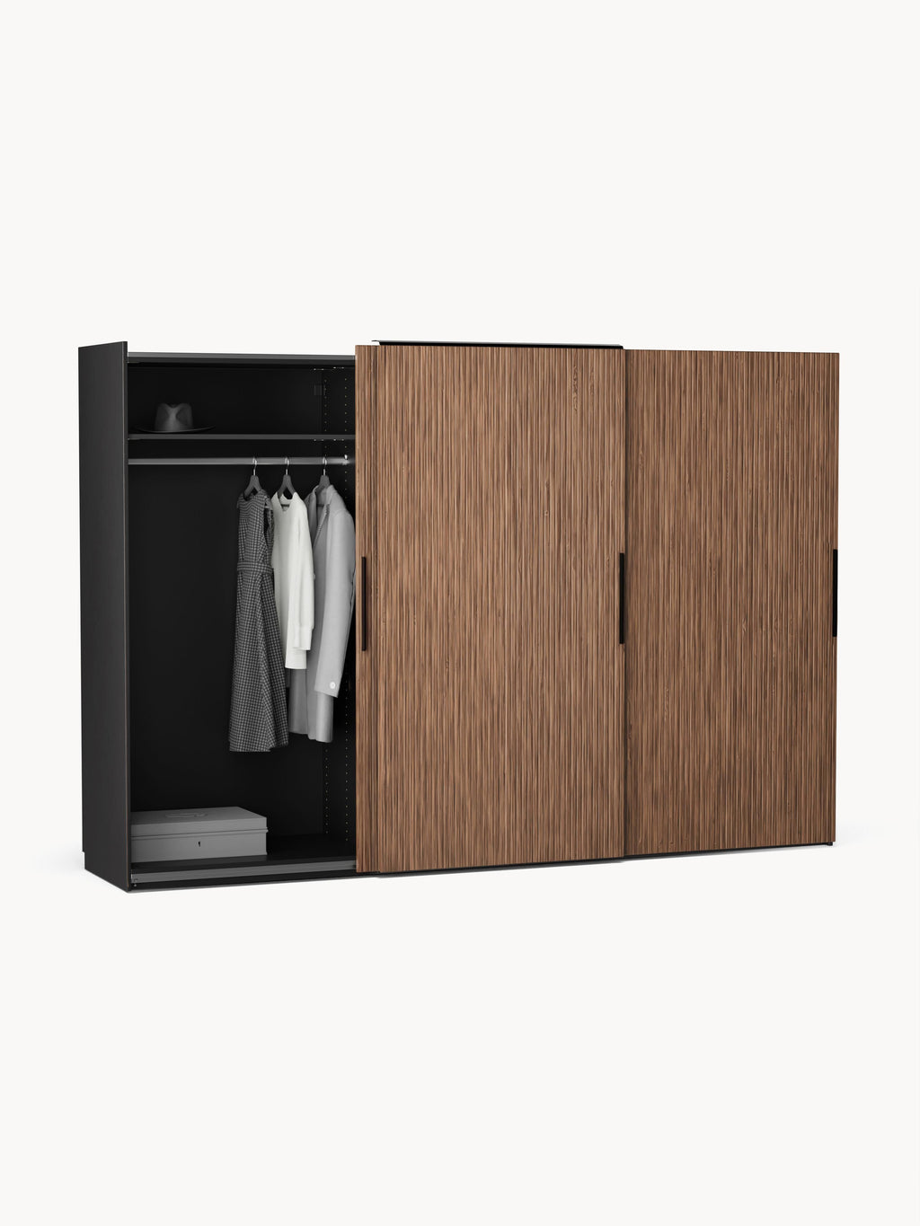 Simone Modular Sliding Door Wardrobe, 300 cm Wide, in various sizes