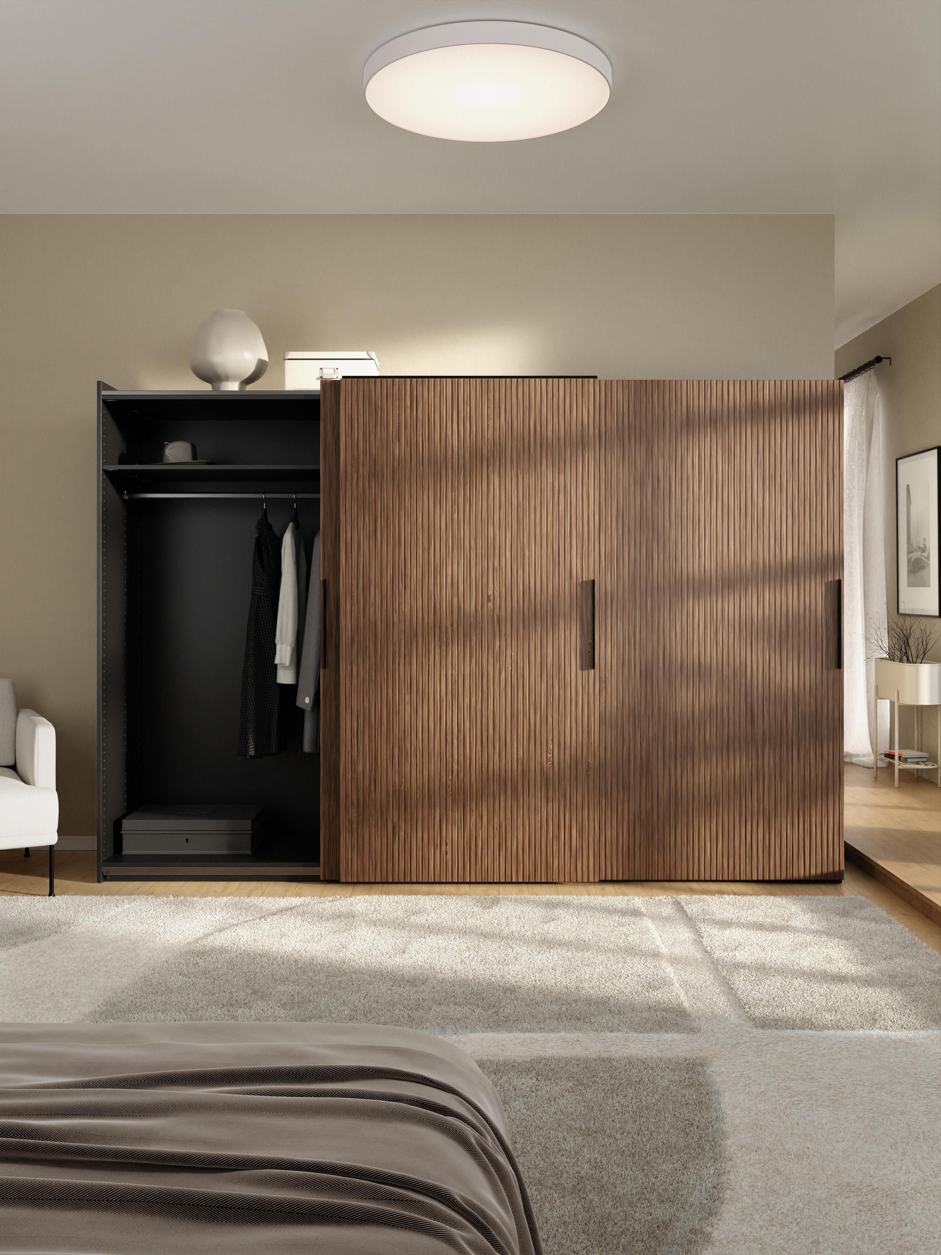 Simone Modular Sliding Door Wardrobe, 300 cm Wide, in various sizes