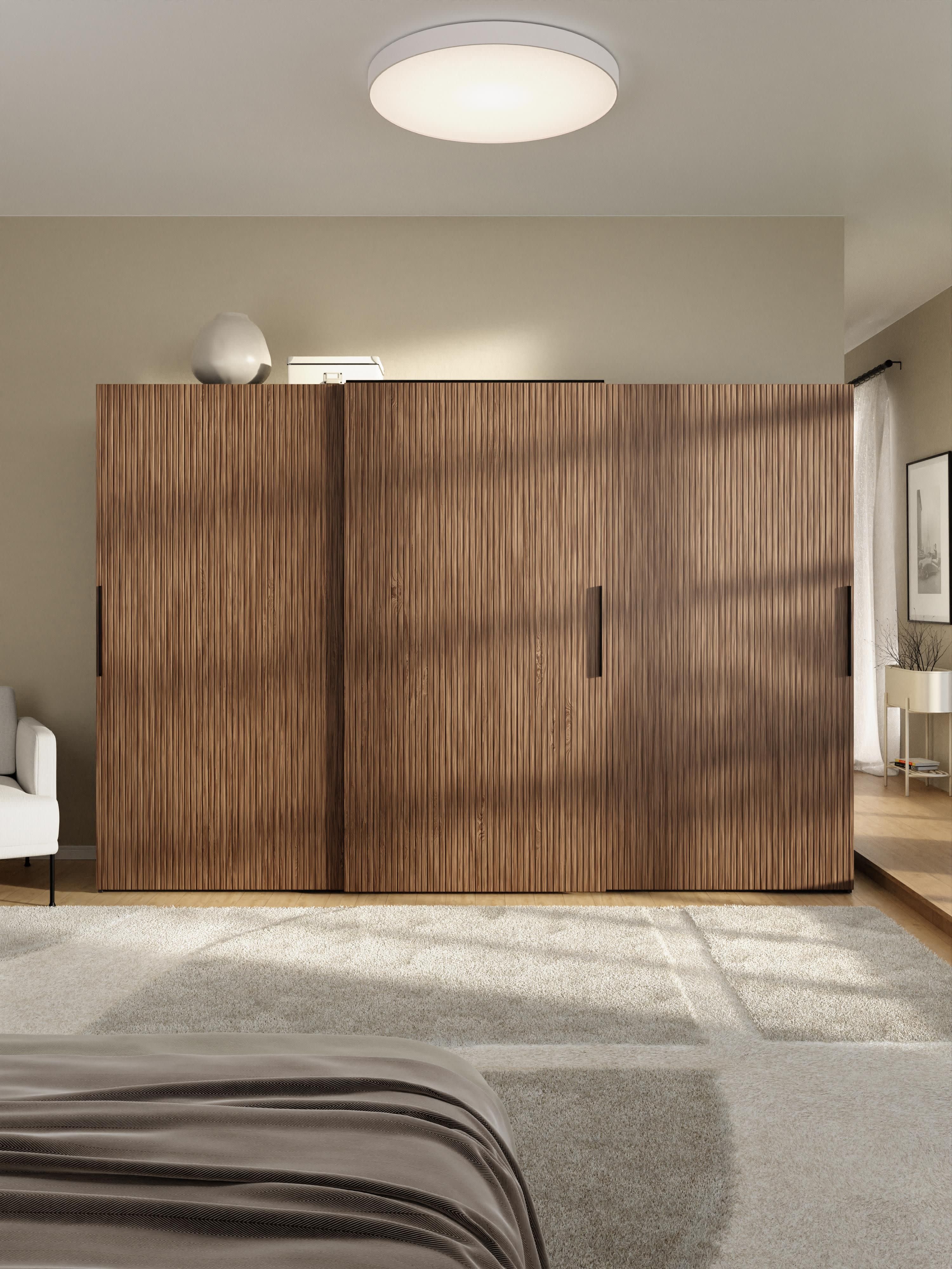 Simone Modular Sliding Door Wardrobe, 300 cm Wide, in various sizes