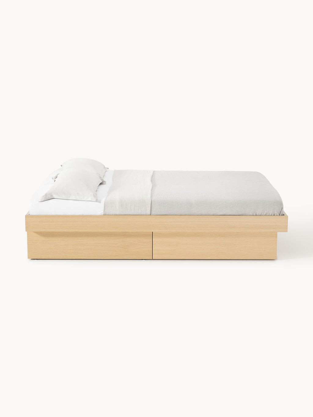 Sato Wooden Bed with Drawers