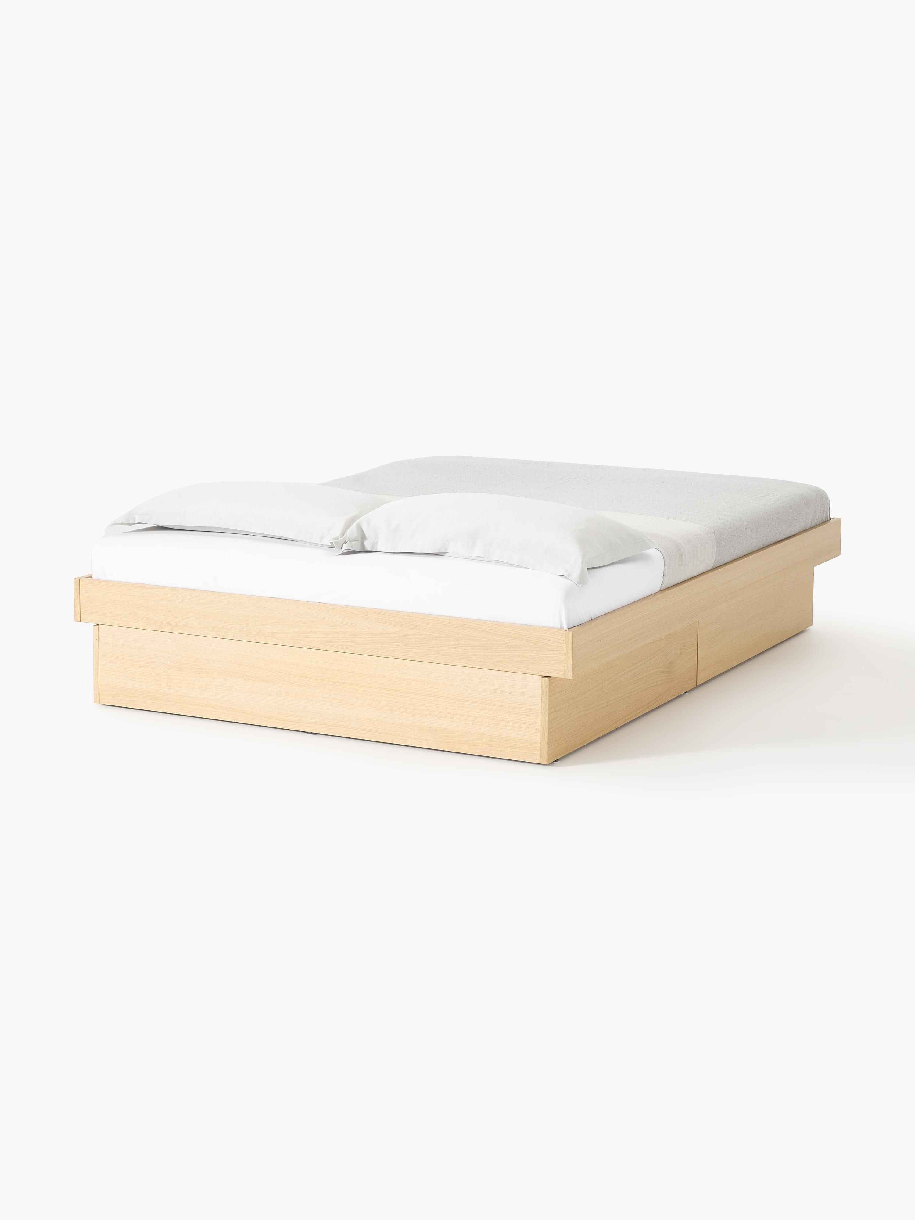 Sato Wooden Bed with Drawers