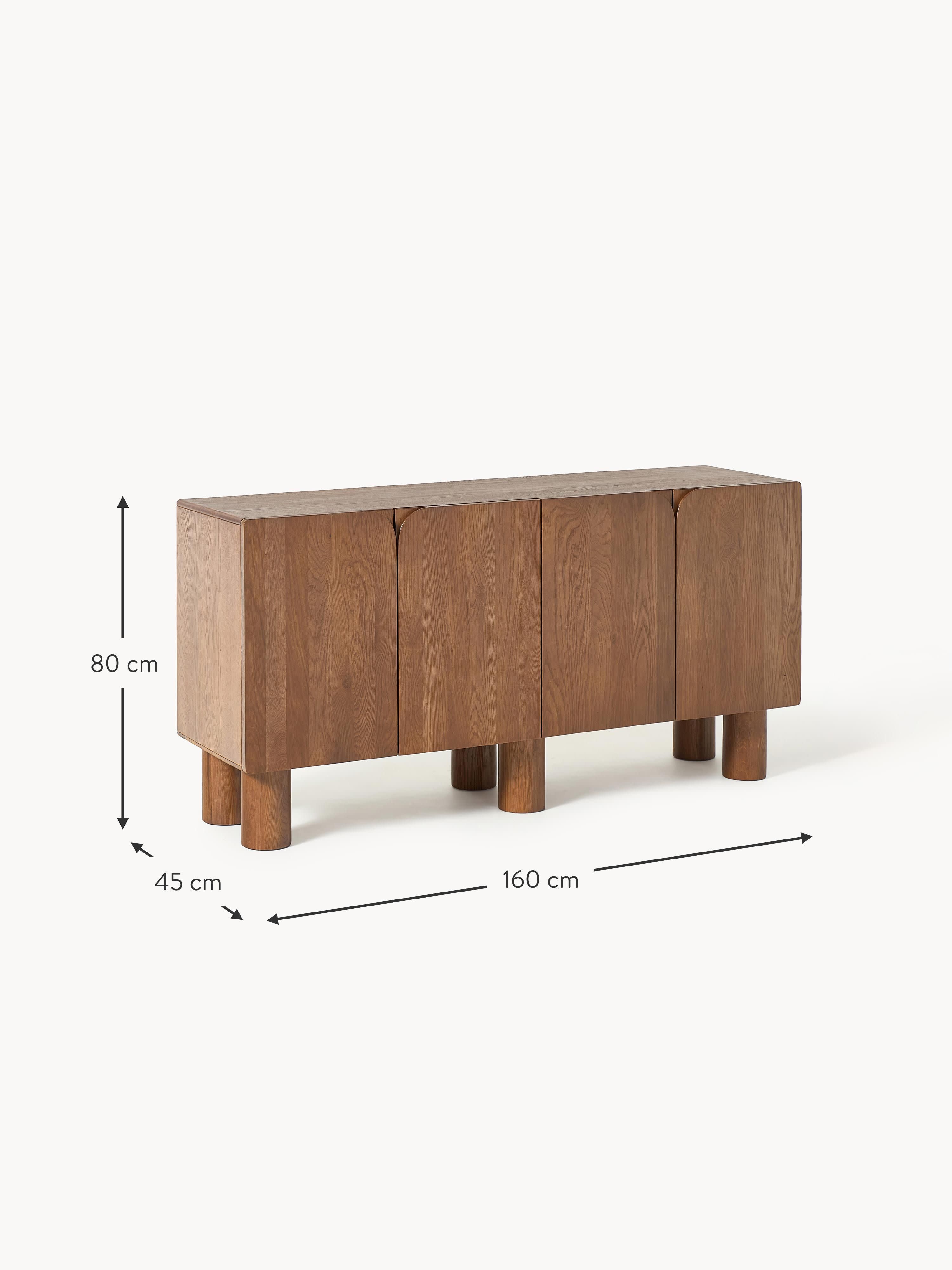 Cadi Oak Wood Sideboard