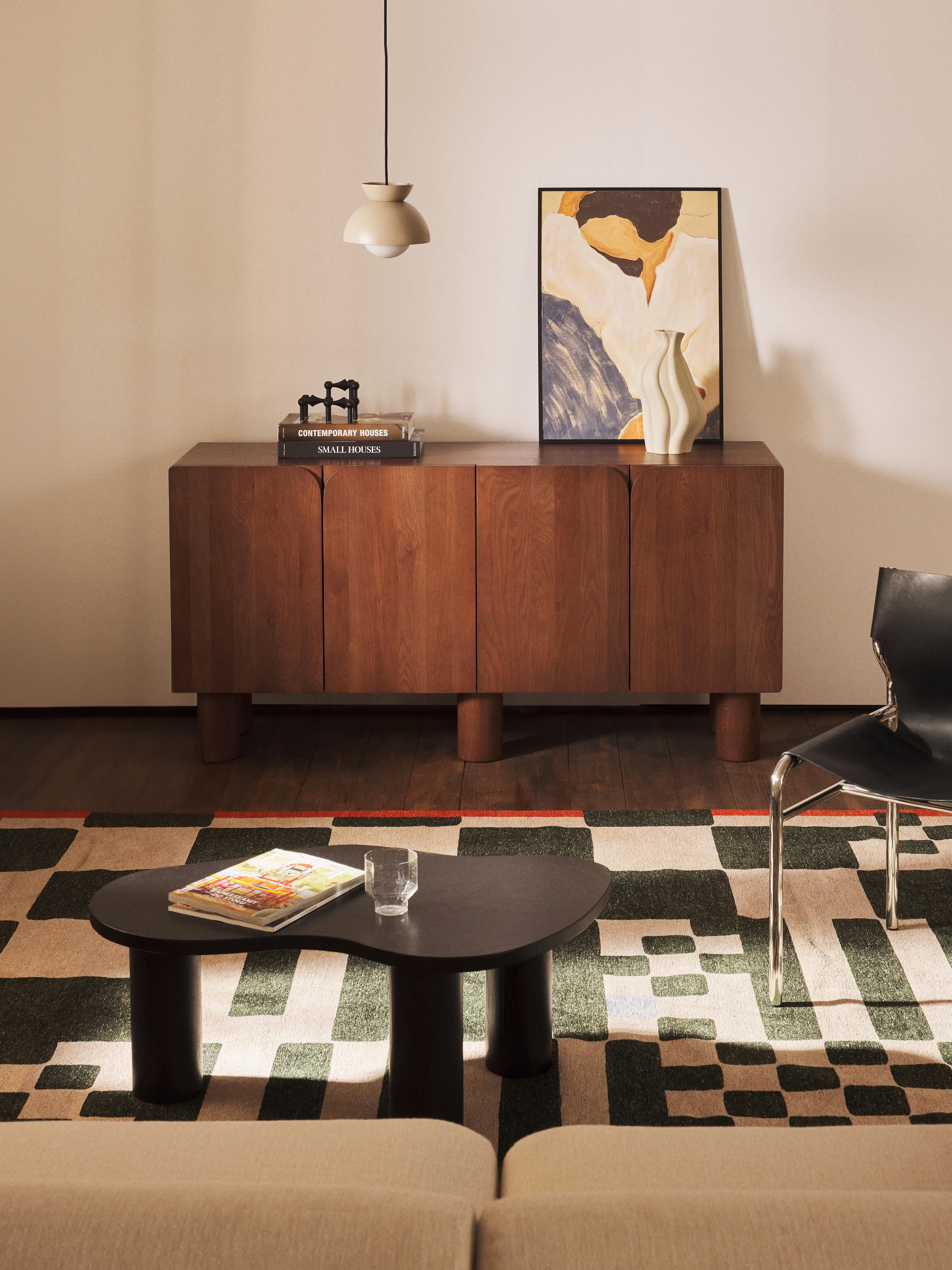Cadi Oak Wood Sideboard