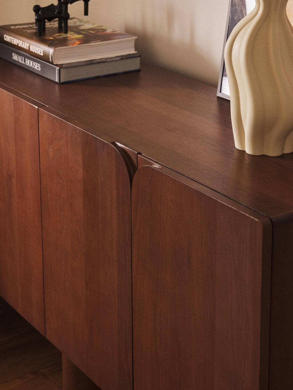 Cadi Oak Wood Sideboard