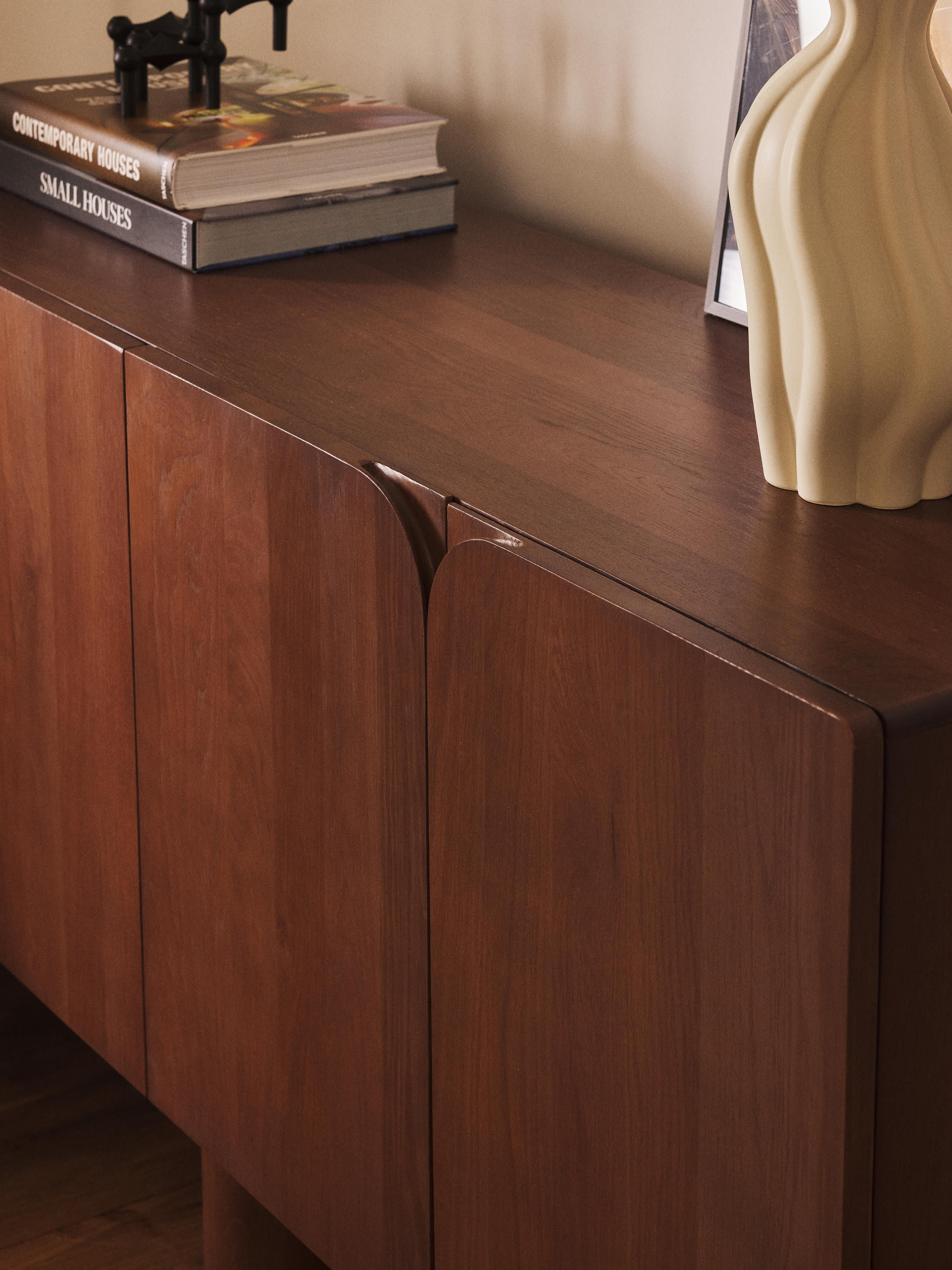 Cadi Oak Wood Sideboard