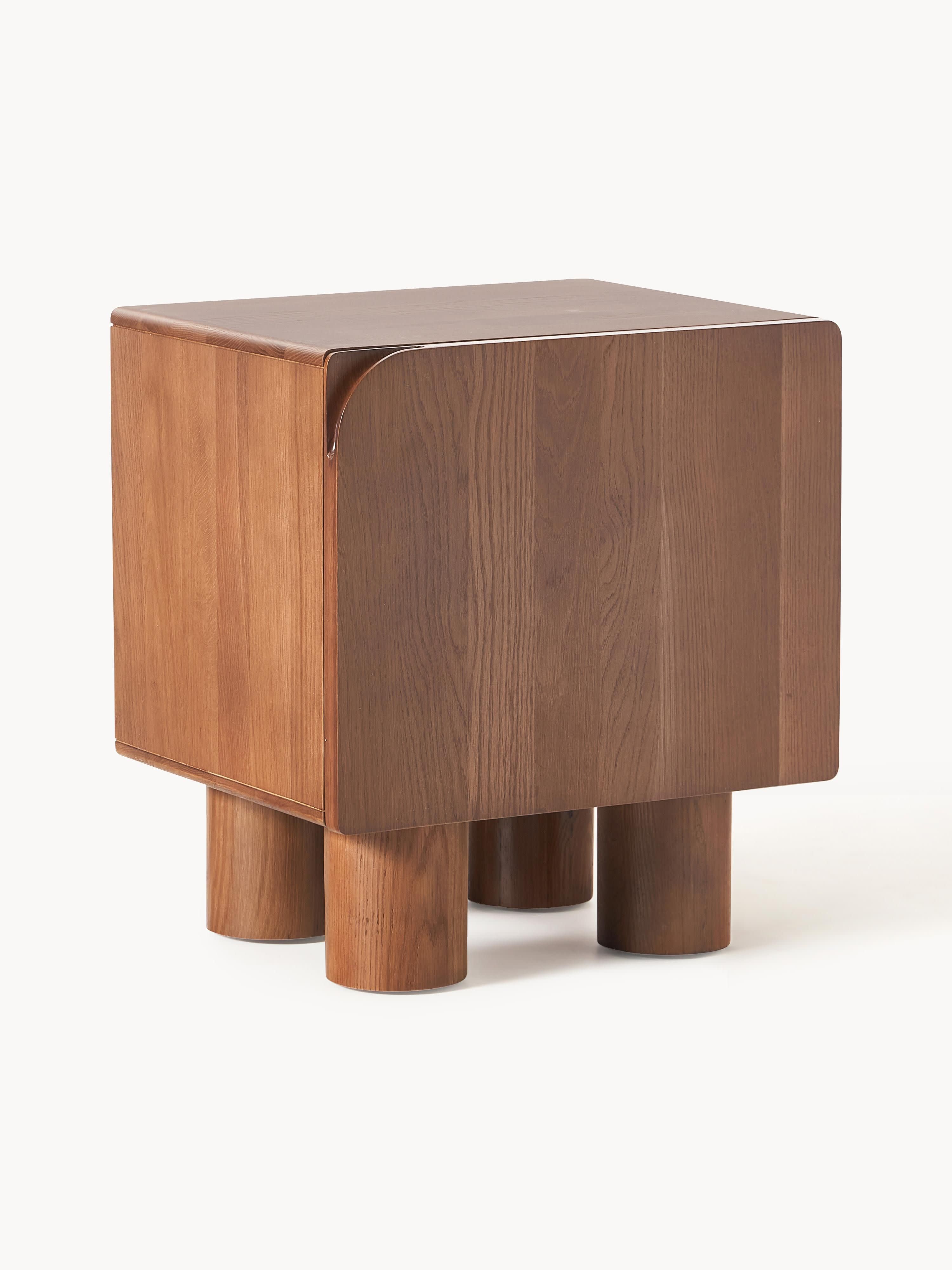 Gallery image 1 - Oak Wood Bedside Table Cadi