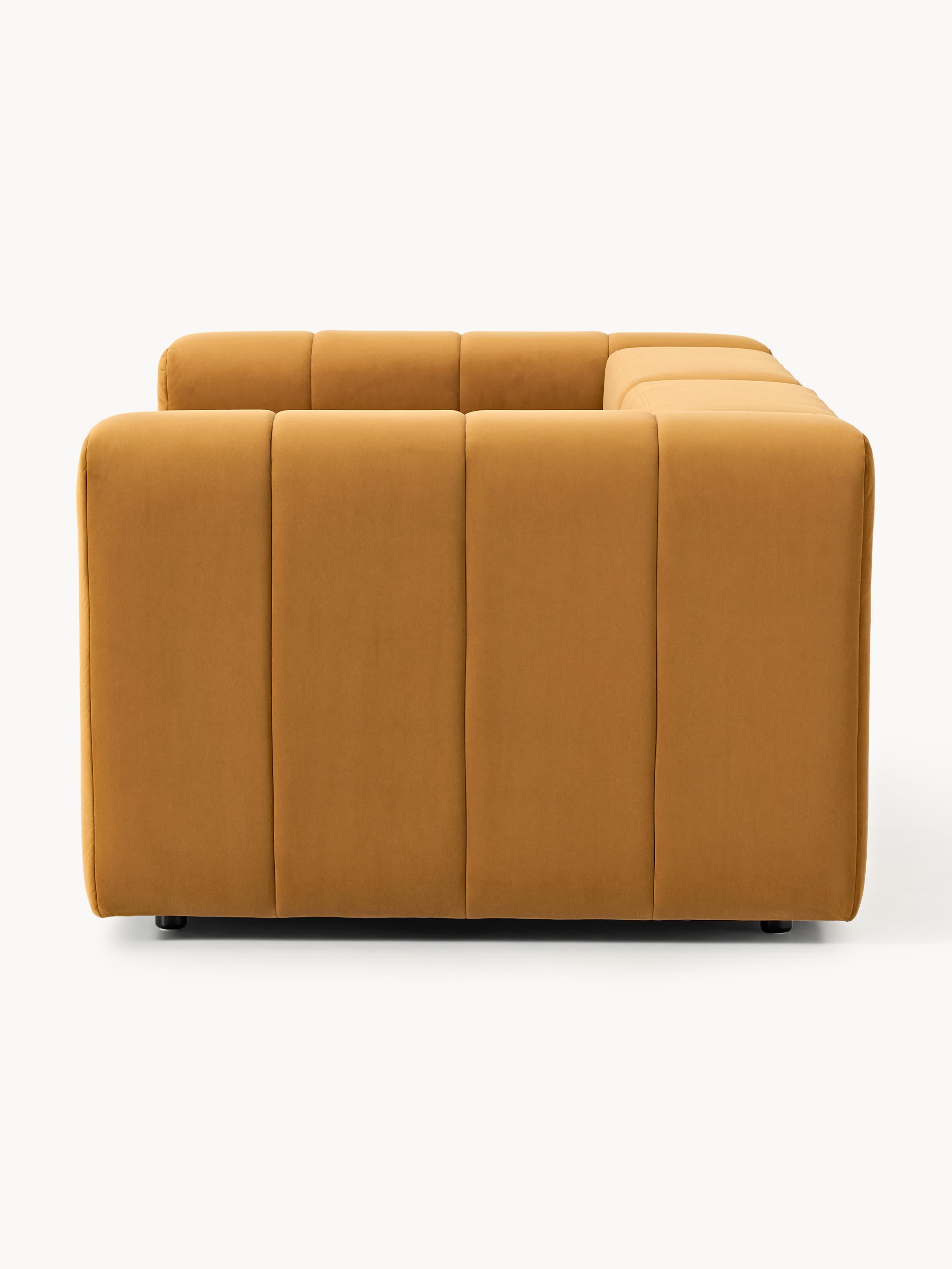 Modular Velvet Sofa Lena (3-seater)
