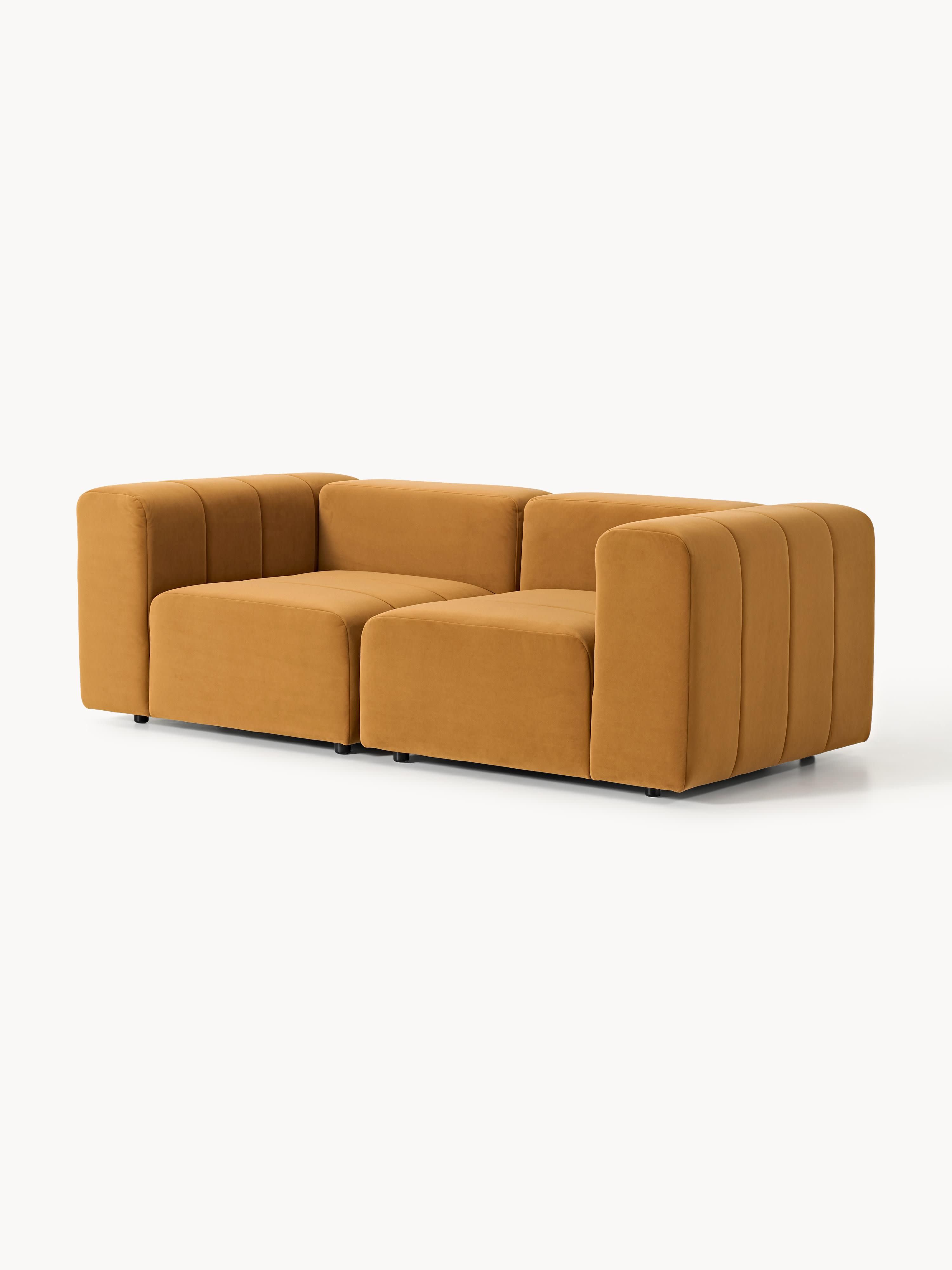 Modular Velvet Sofa Lena (3-seater)