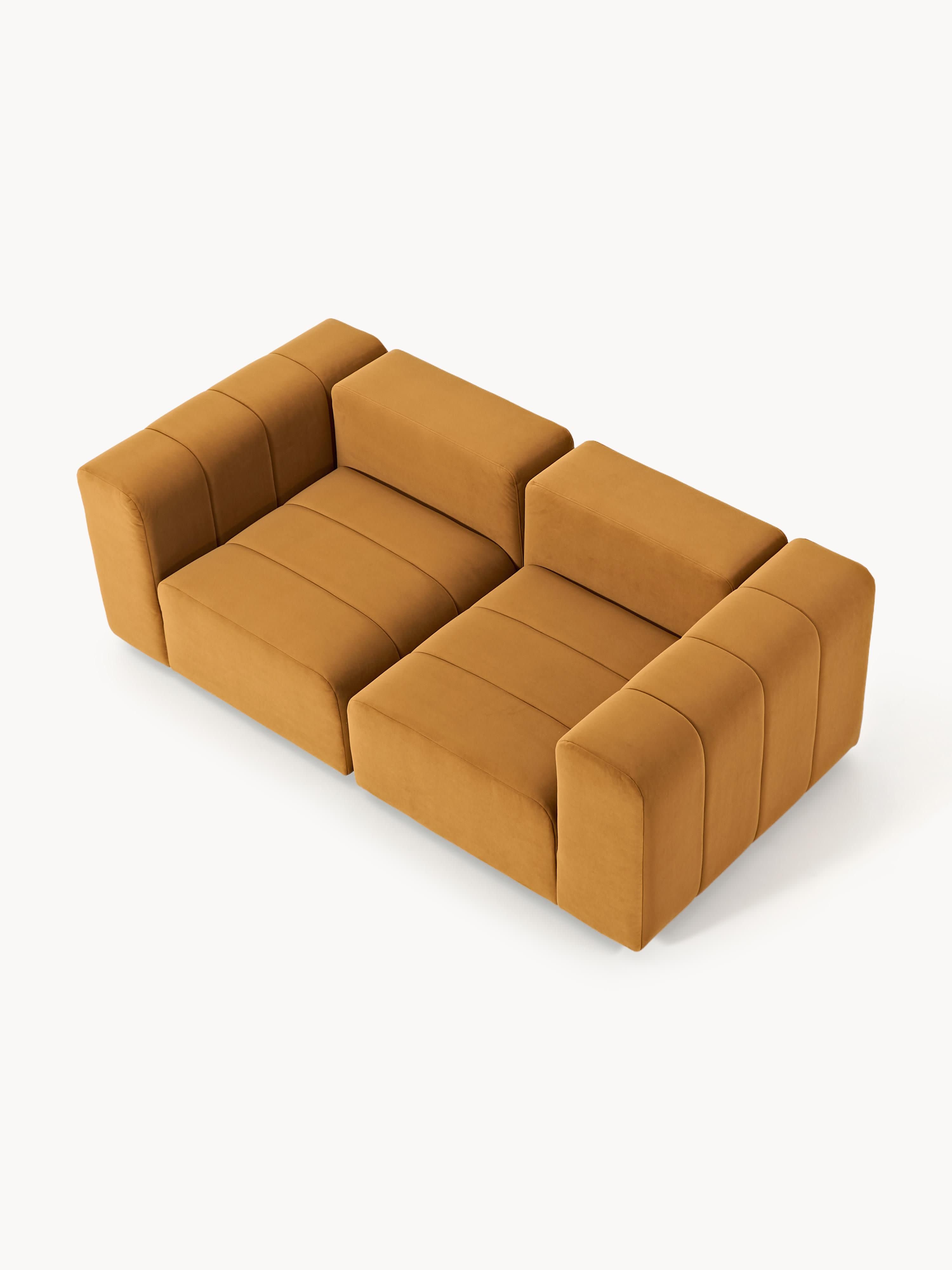 Modular Velvet Sofa Lena (3-seater)
