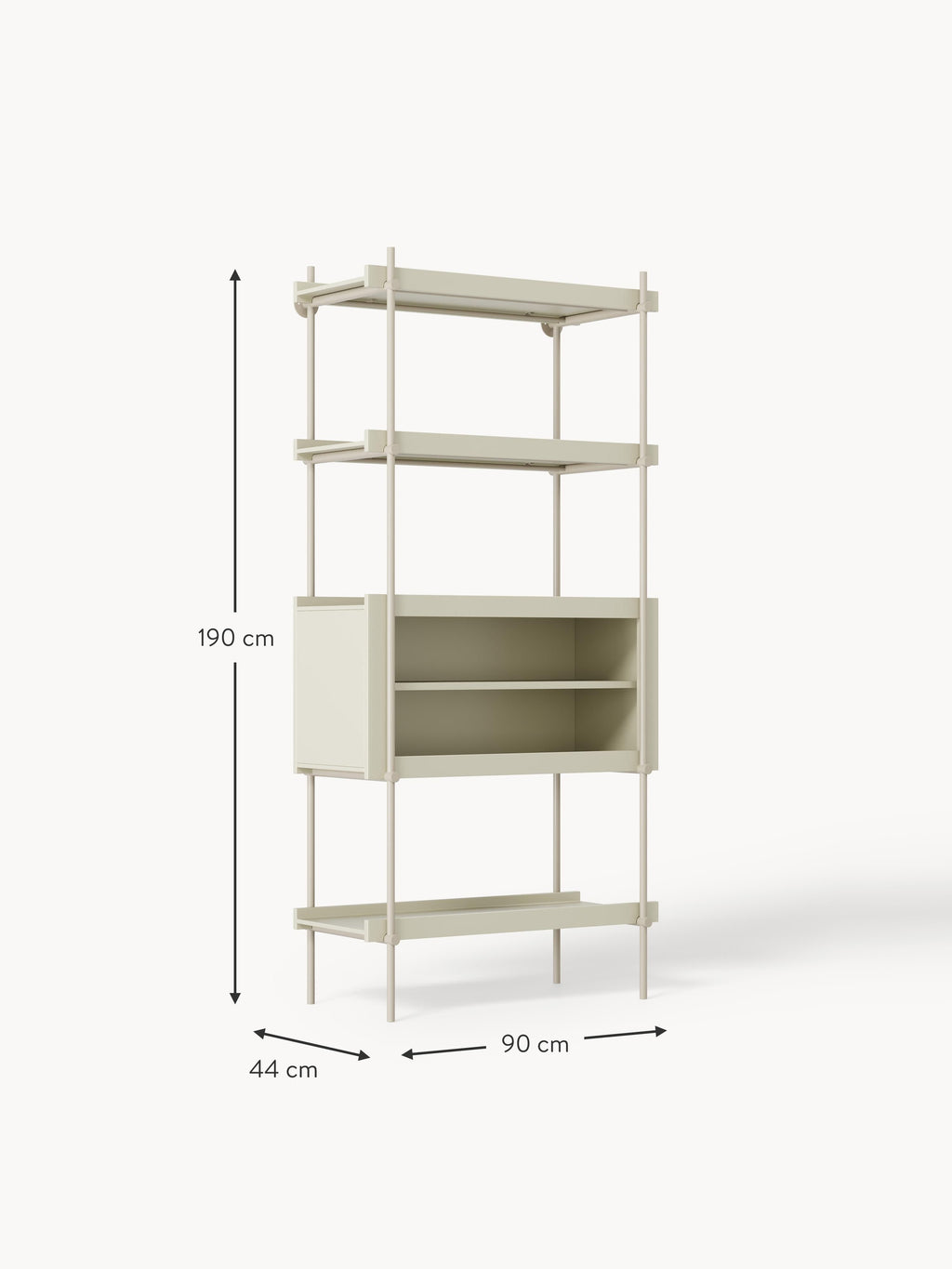Rio Tall Shelving Unit with Openbox