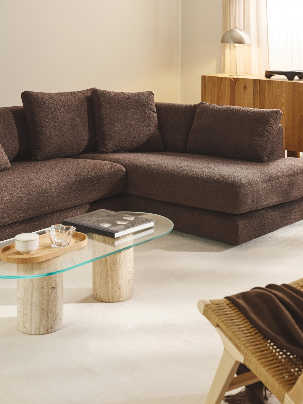 Tribeca Bouclé Corner Sofa
