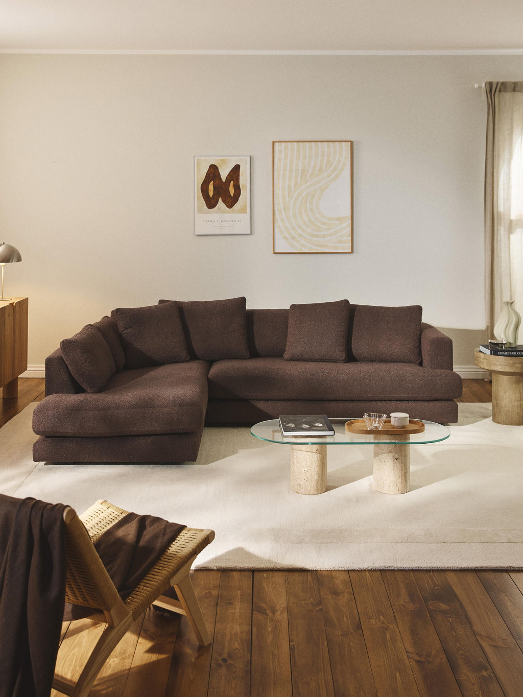 Tribeca Bouclé Corner Sofa