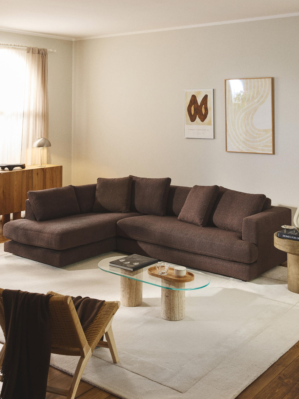 Tribeca Bouclé Corner Sofa