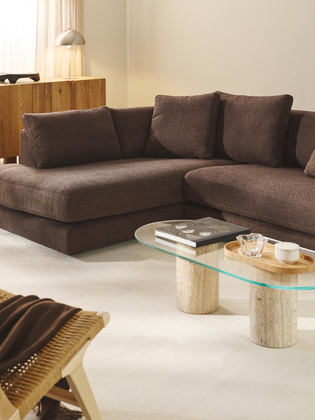 Tribeca Bouclé Corner Sofa