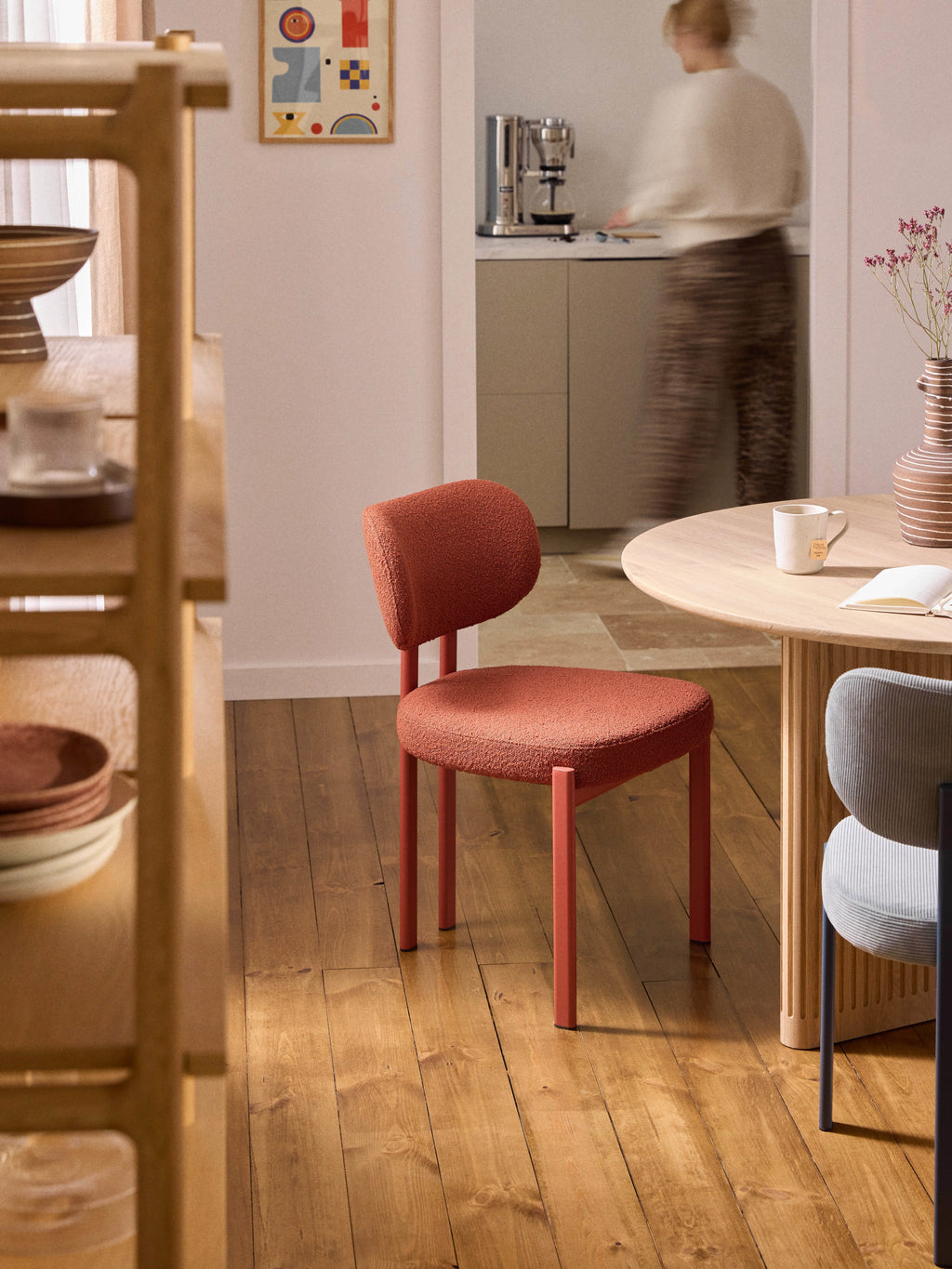 Adrien Upholstered Bouclé Dining Chair