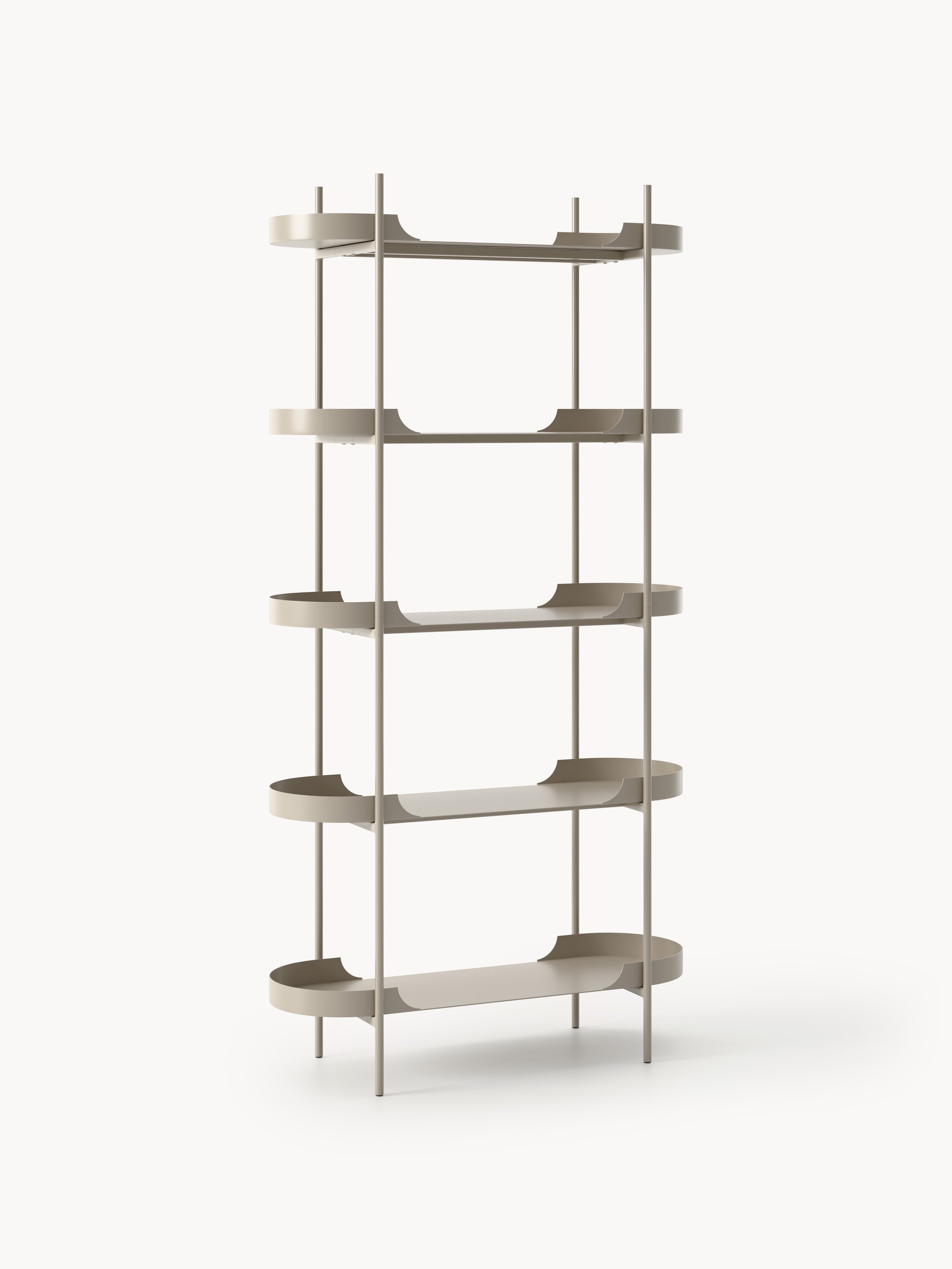 Taru Tall Metal Shelving Unit