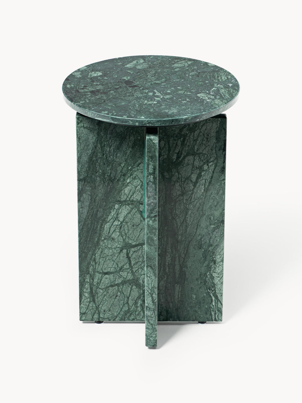 Marisa Round Marble Side Table