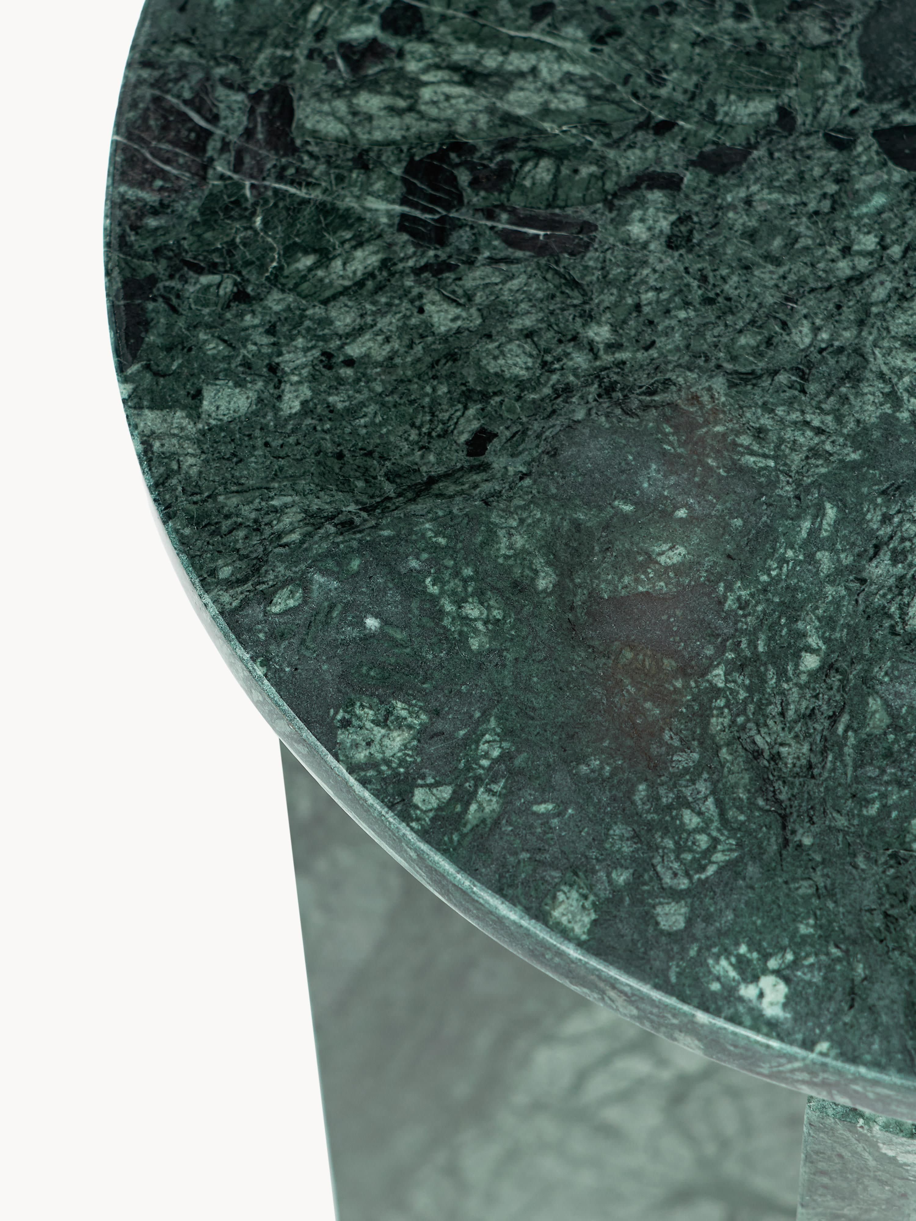 Marisa Round Marble Side Table