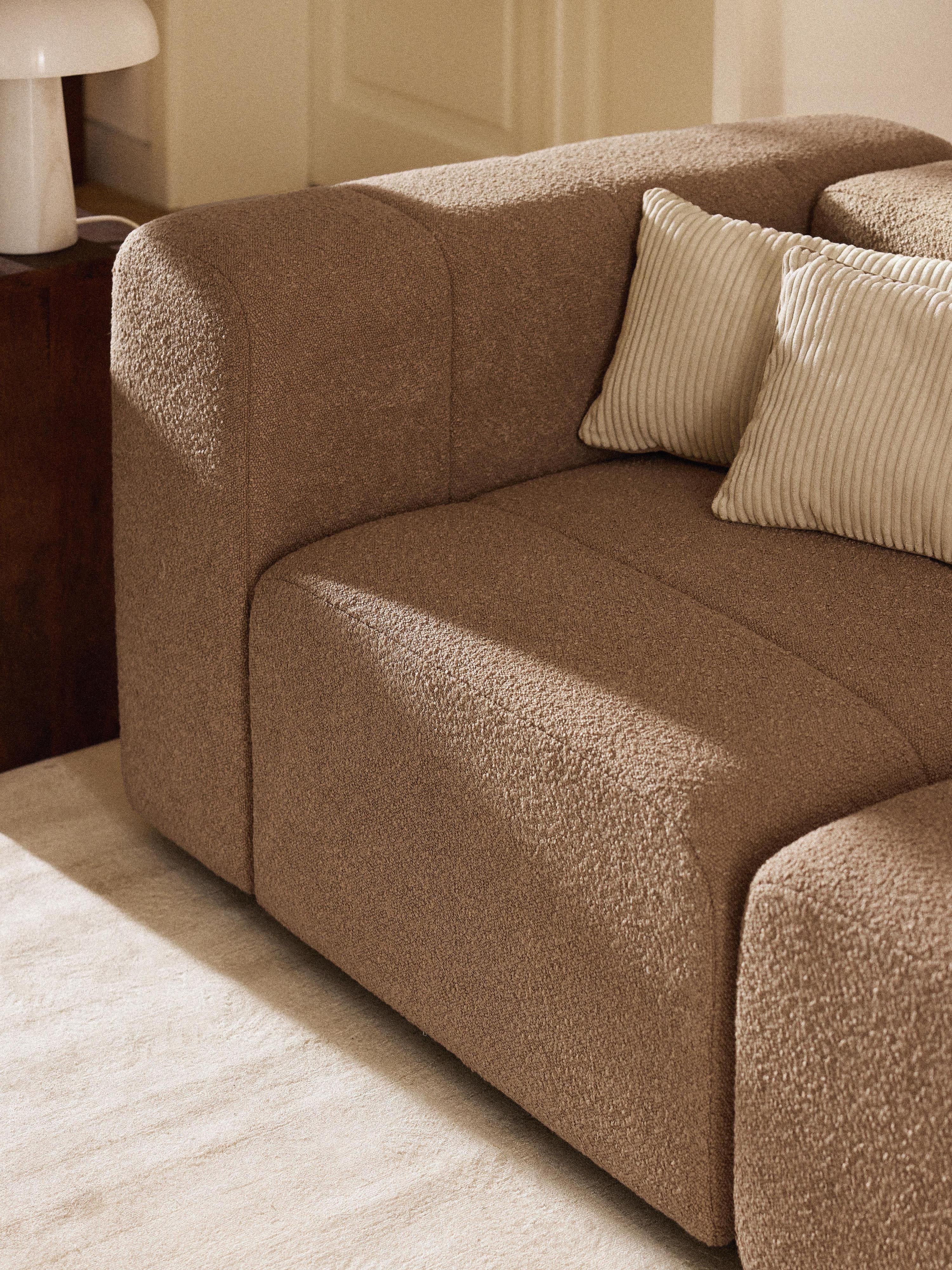 Lena Bouclé Modular Sofa (2-seater)