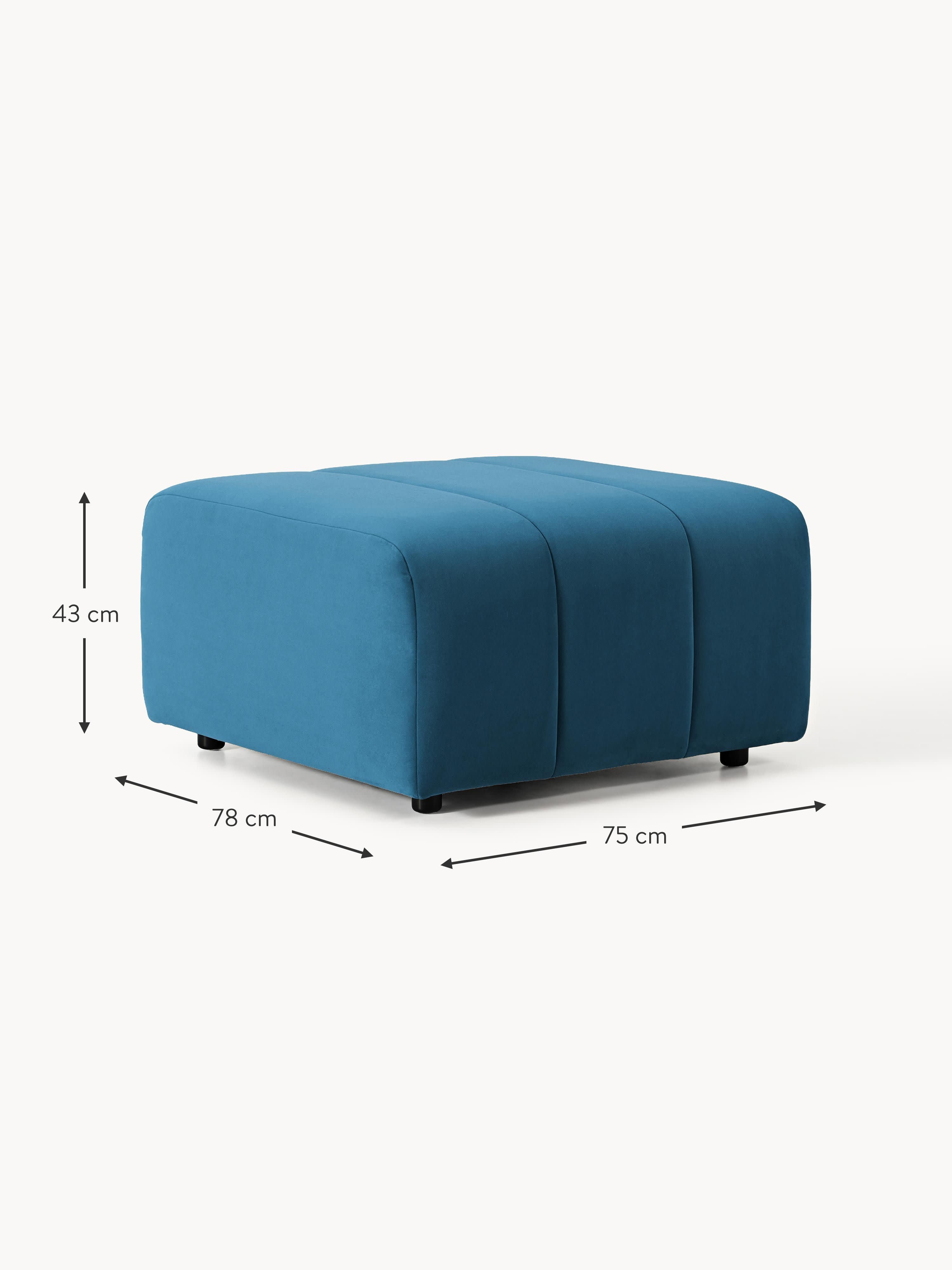 Lena Velvet Ottoman