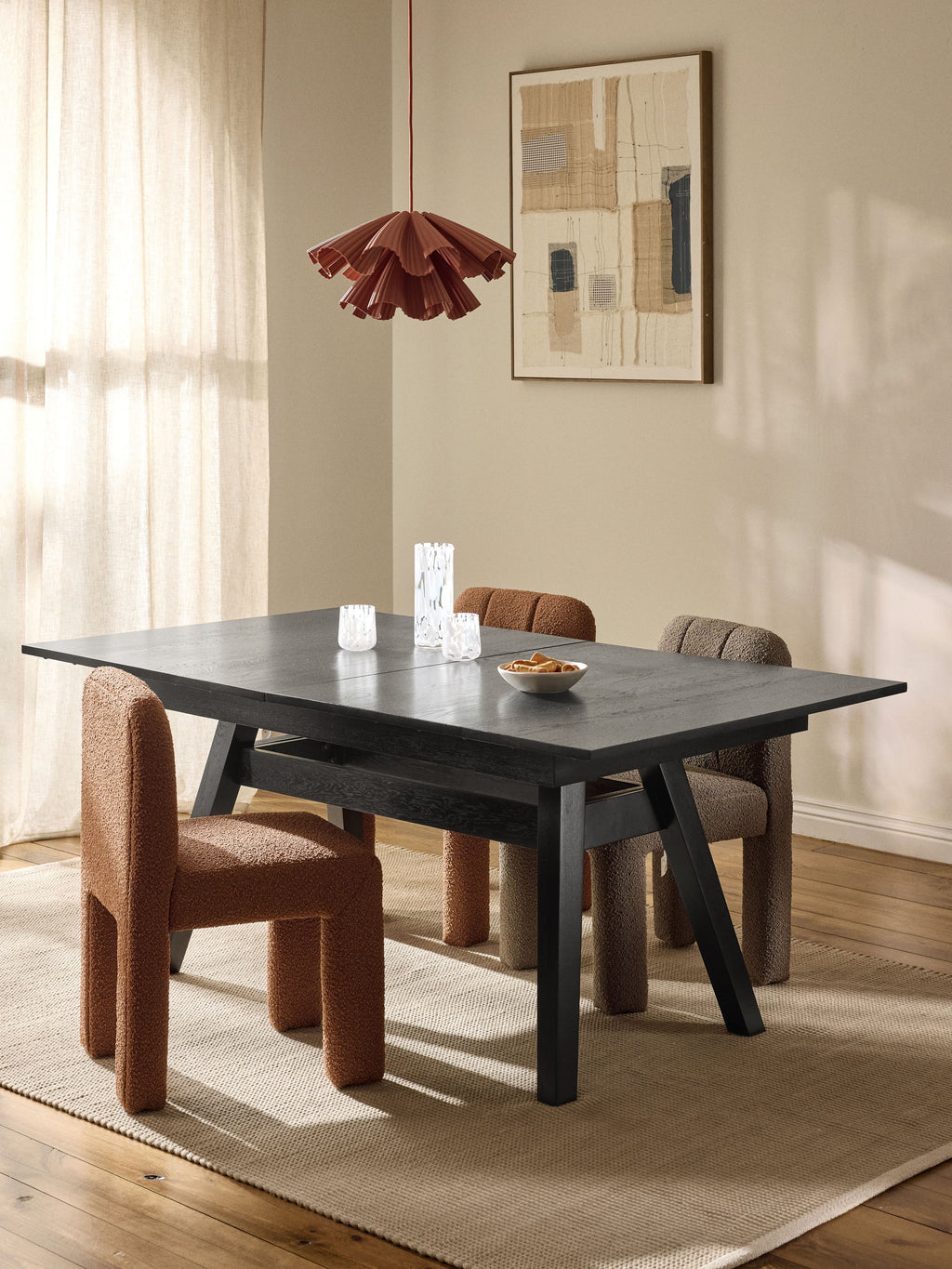 Ethan Extendable Dining Table, 180 - 220 x 100 cm