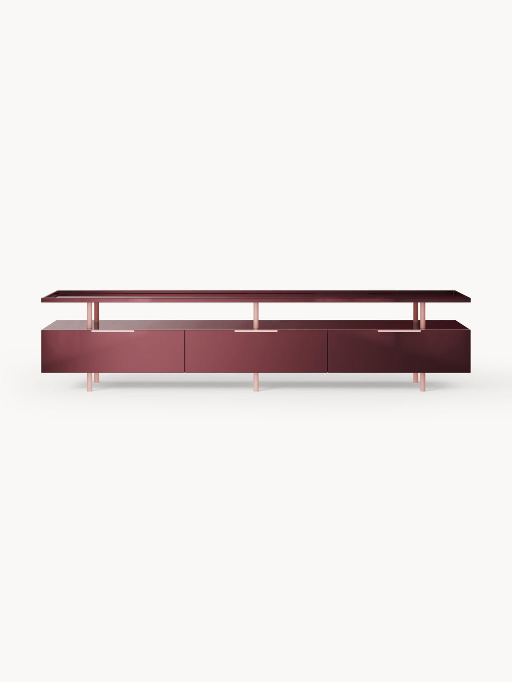 Lennie High-Gloss Lowboard