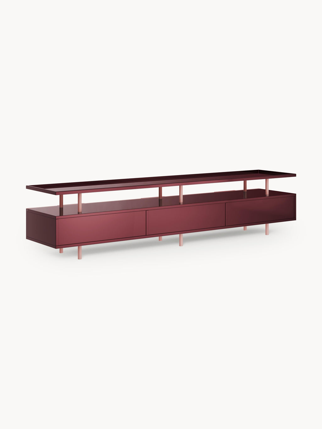 Lennie High-Gloss Lowboard